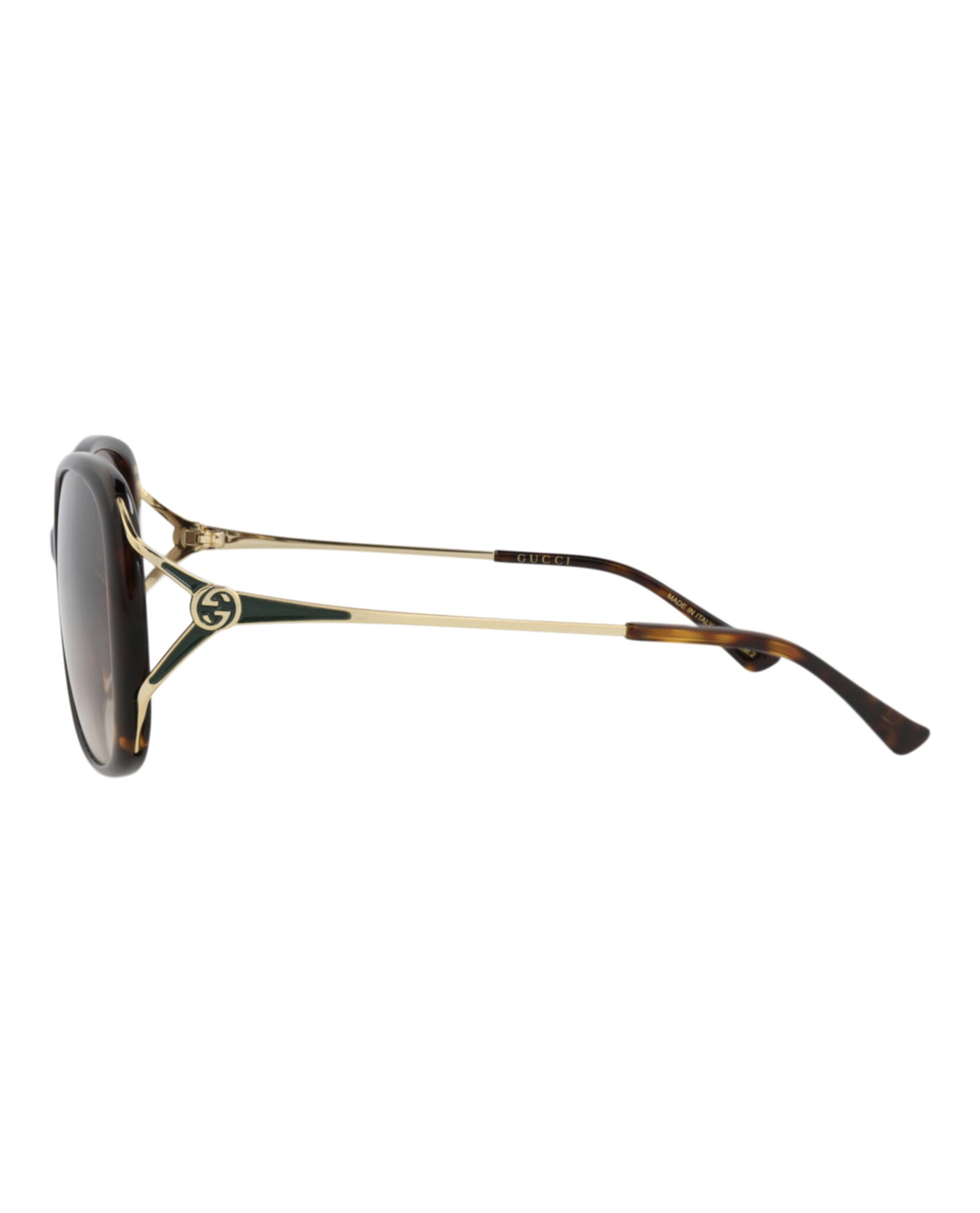 Round-Frame Acetate Sunglasses