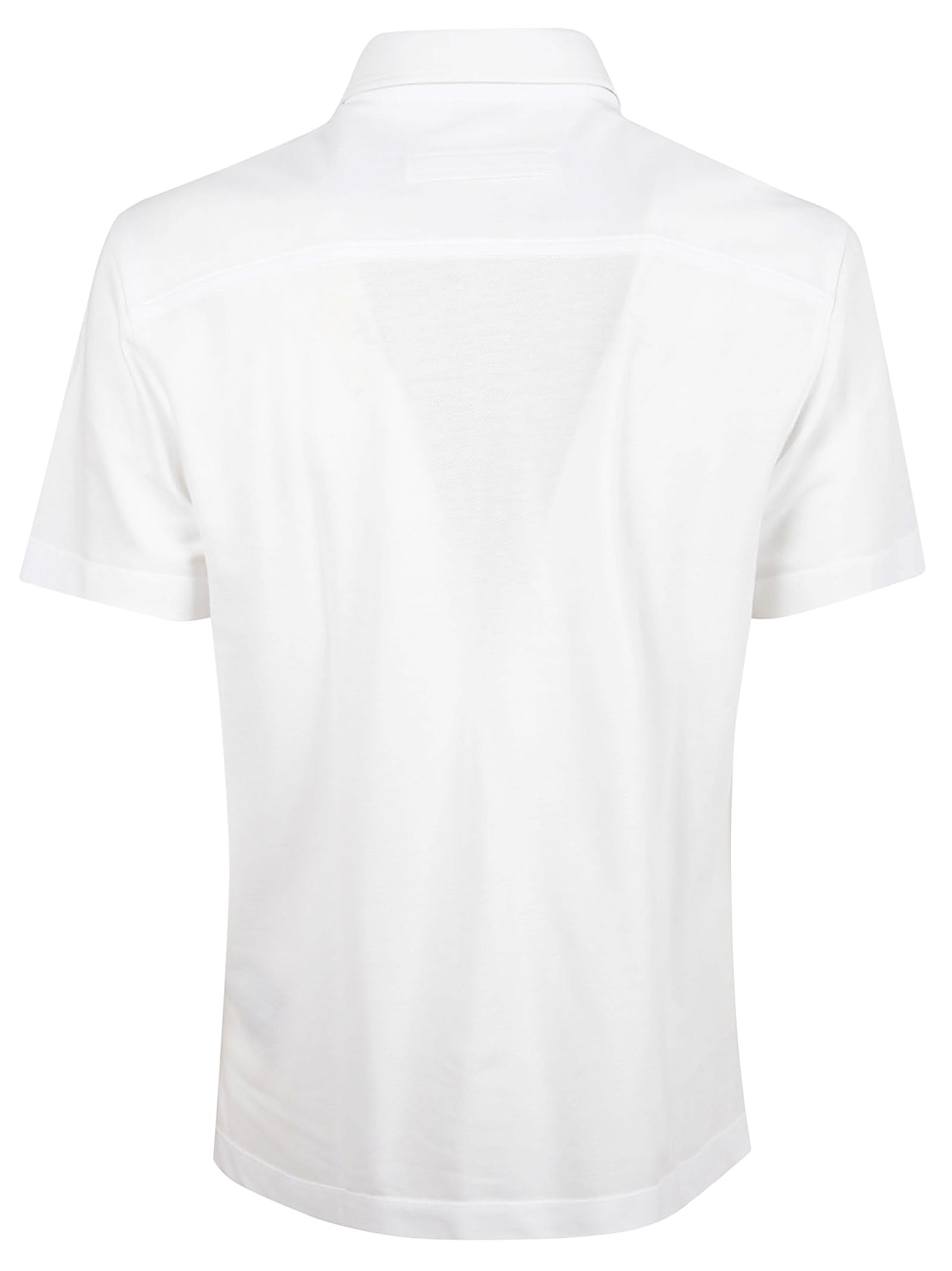 Classic Short-Sleeve Polo Shirt With Textured Weave