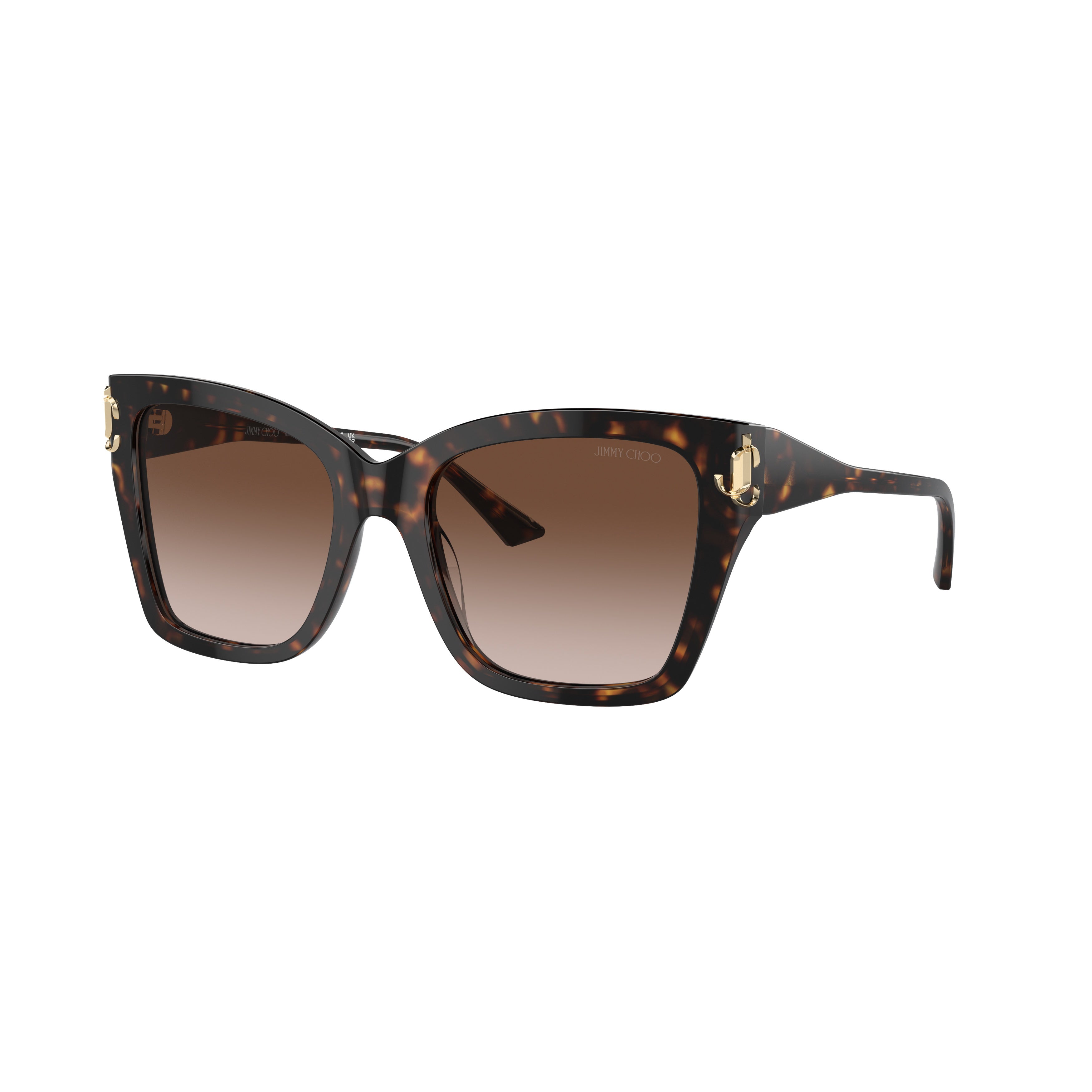 0jc5012 Bold Oversized Square Frame Tortoiseshell Sunglasses