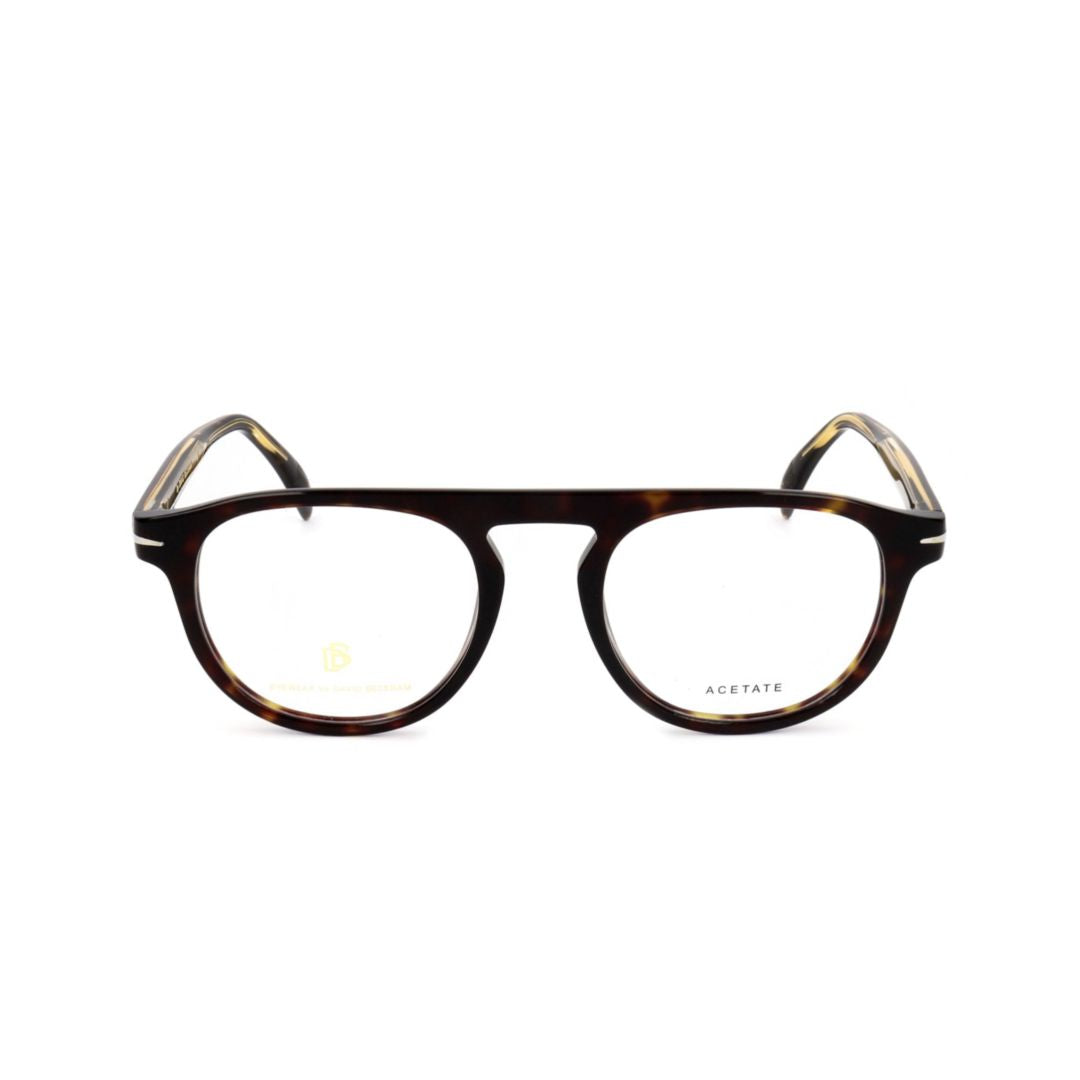 Db 7024 Tortoiseshell Round Rectangular Eyeglasses
