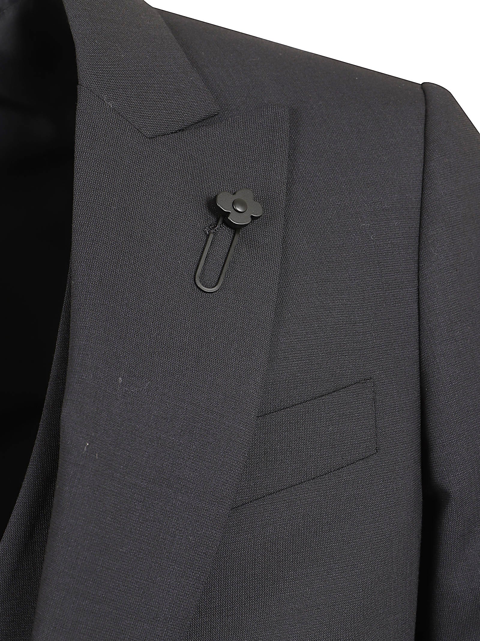 Tailored Black Two-Piece Suit