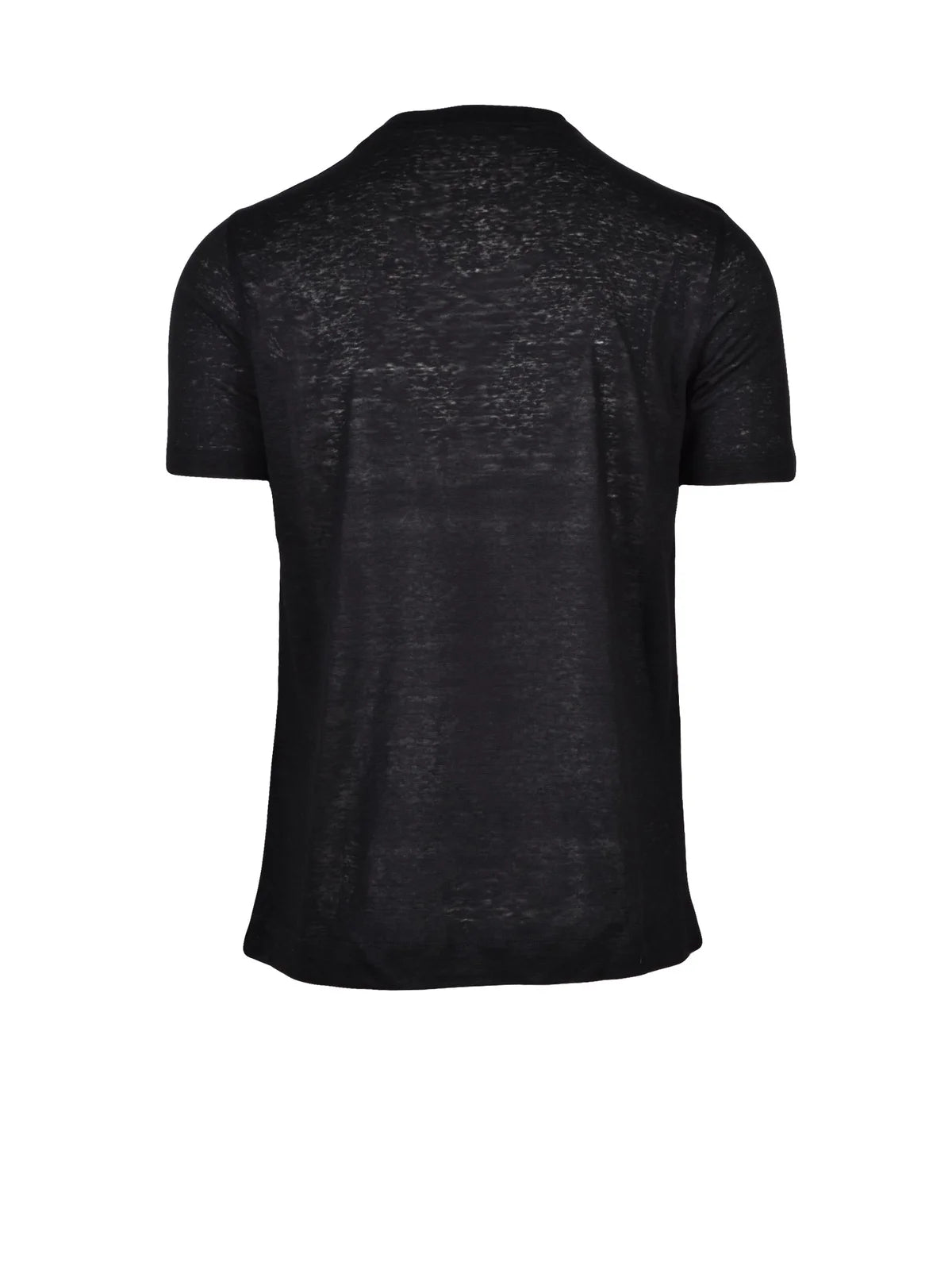 Linen T-shirt - Black