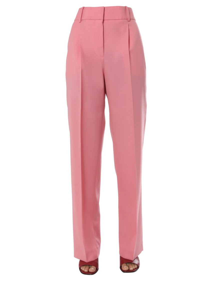 Tailored Pink Straight Leg Pants