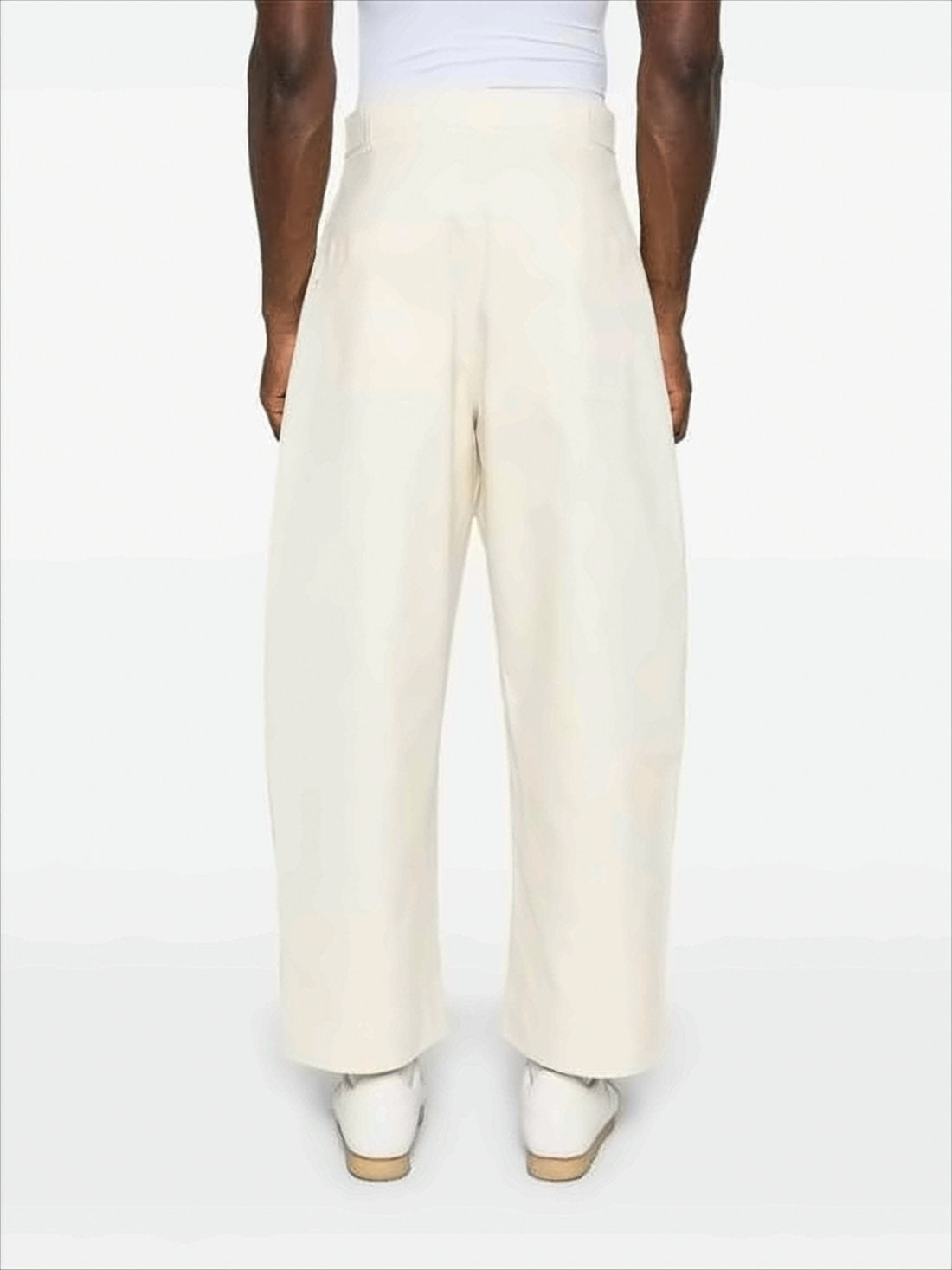 Wide-Leg Straight Cut Pants