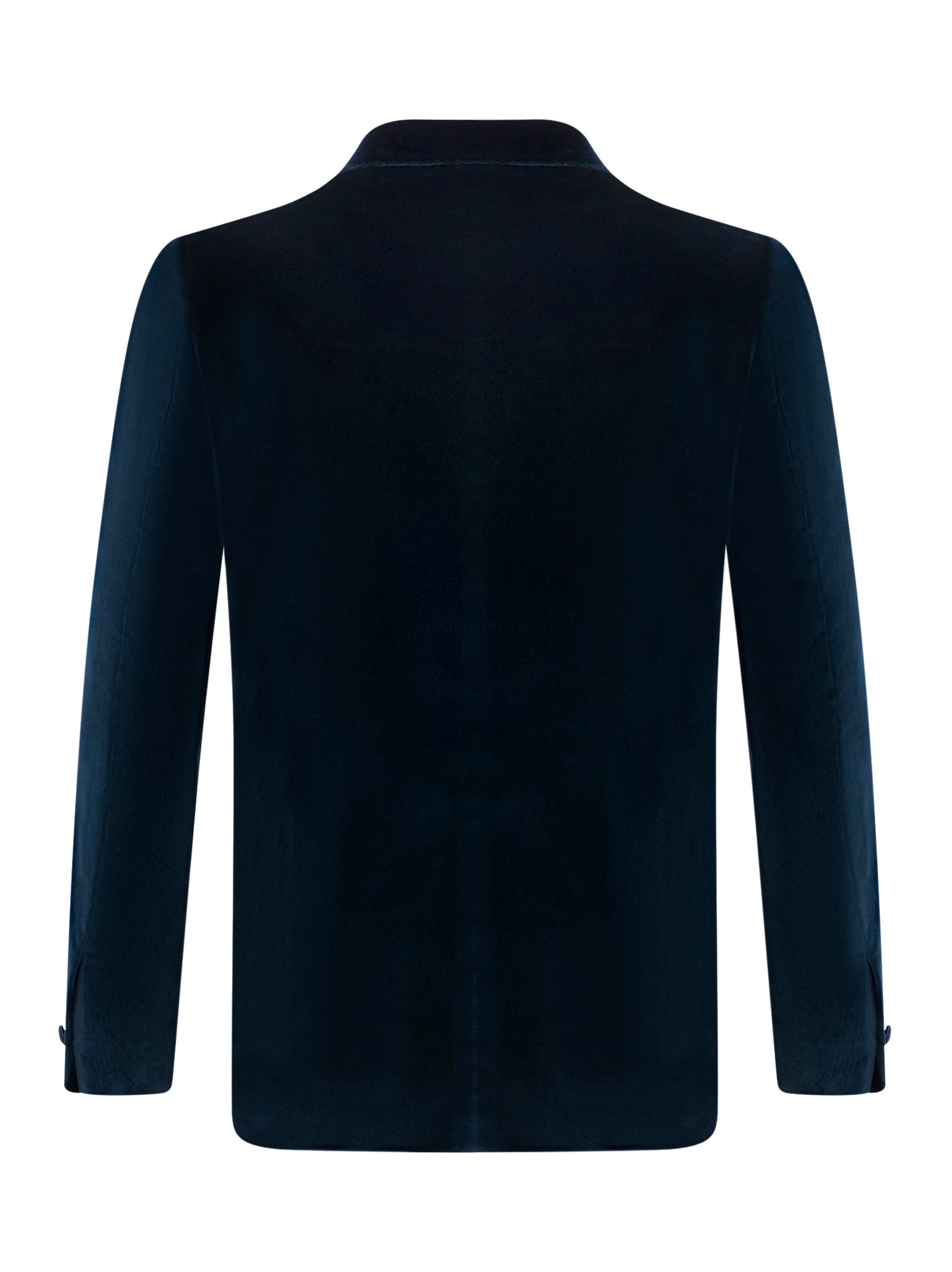 Single-Breasted Velvet Ceremonial Jacket