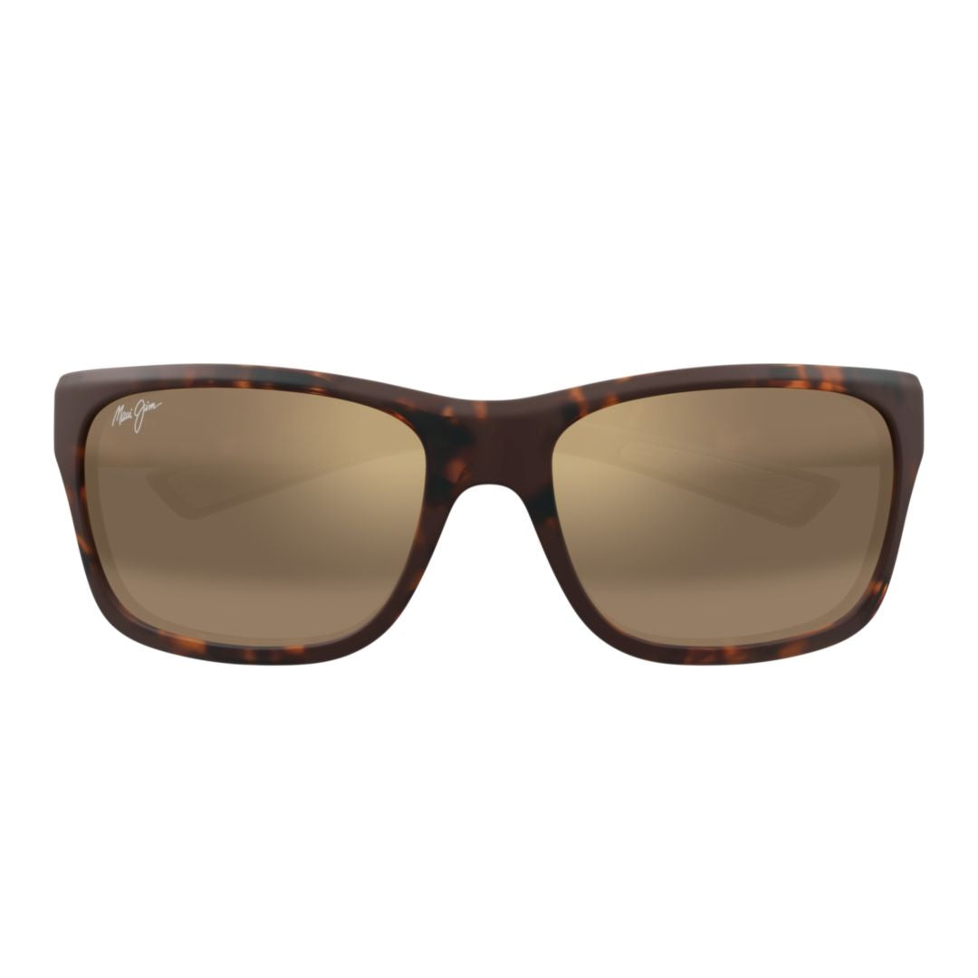 Ano Nui Rectangular Tortoiseshell Sunglasses with Brown-Tinted Lenses