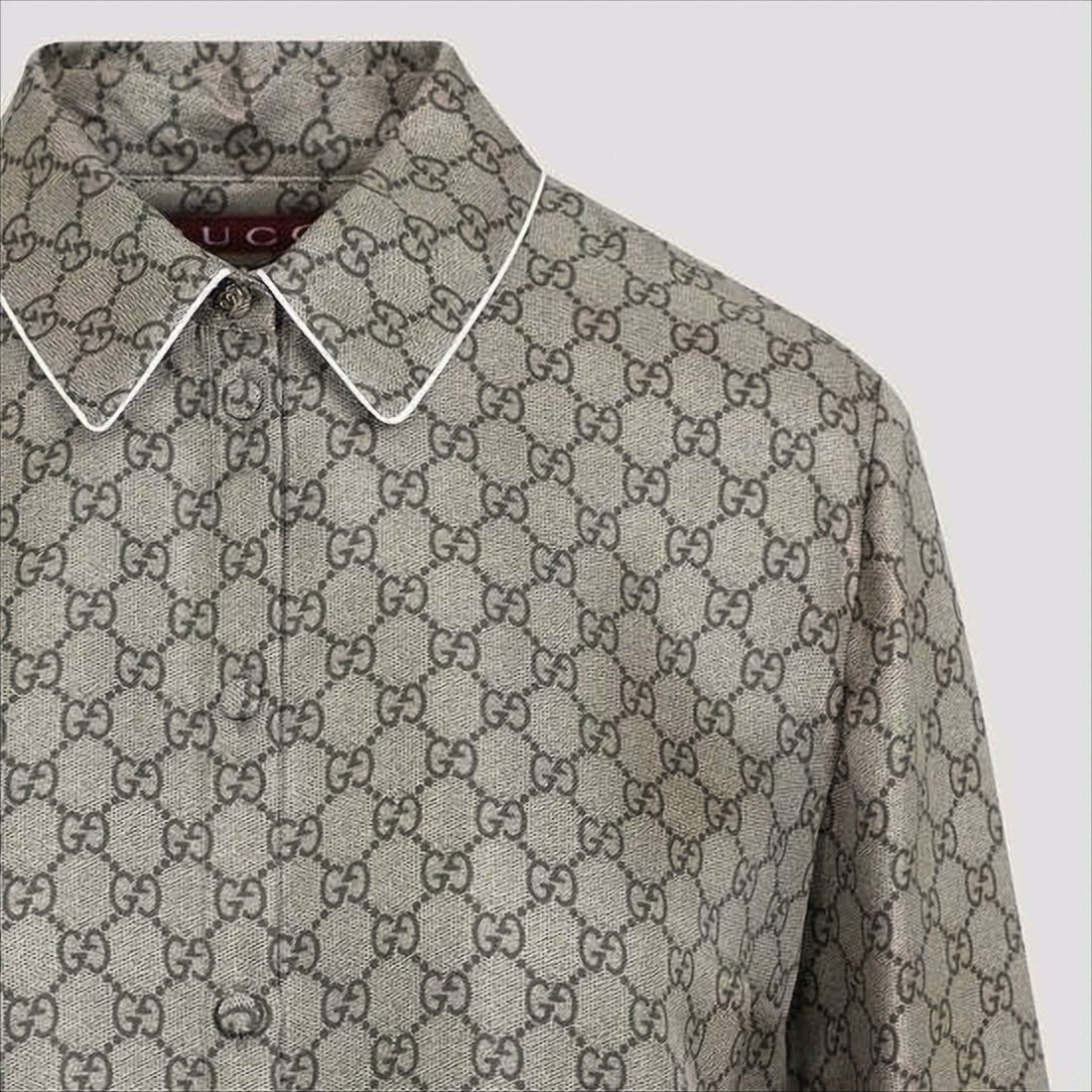 Silk Long-Sleeved Blouse with Button-Down Design