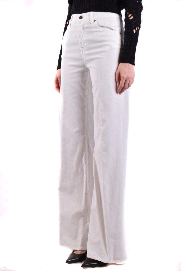 White Flared Leg Jeans