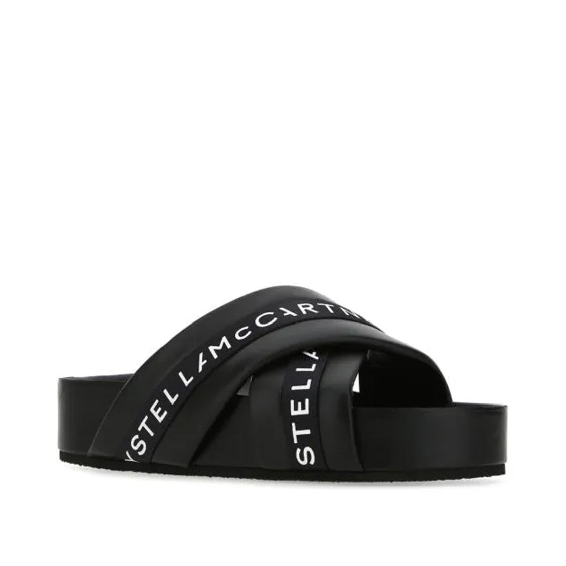 Black Logo Slippers