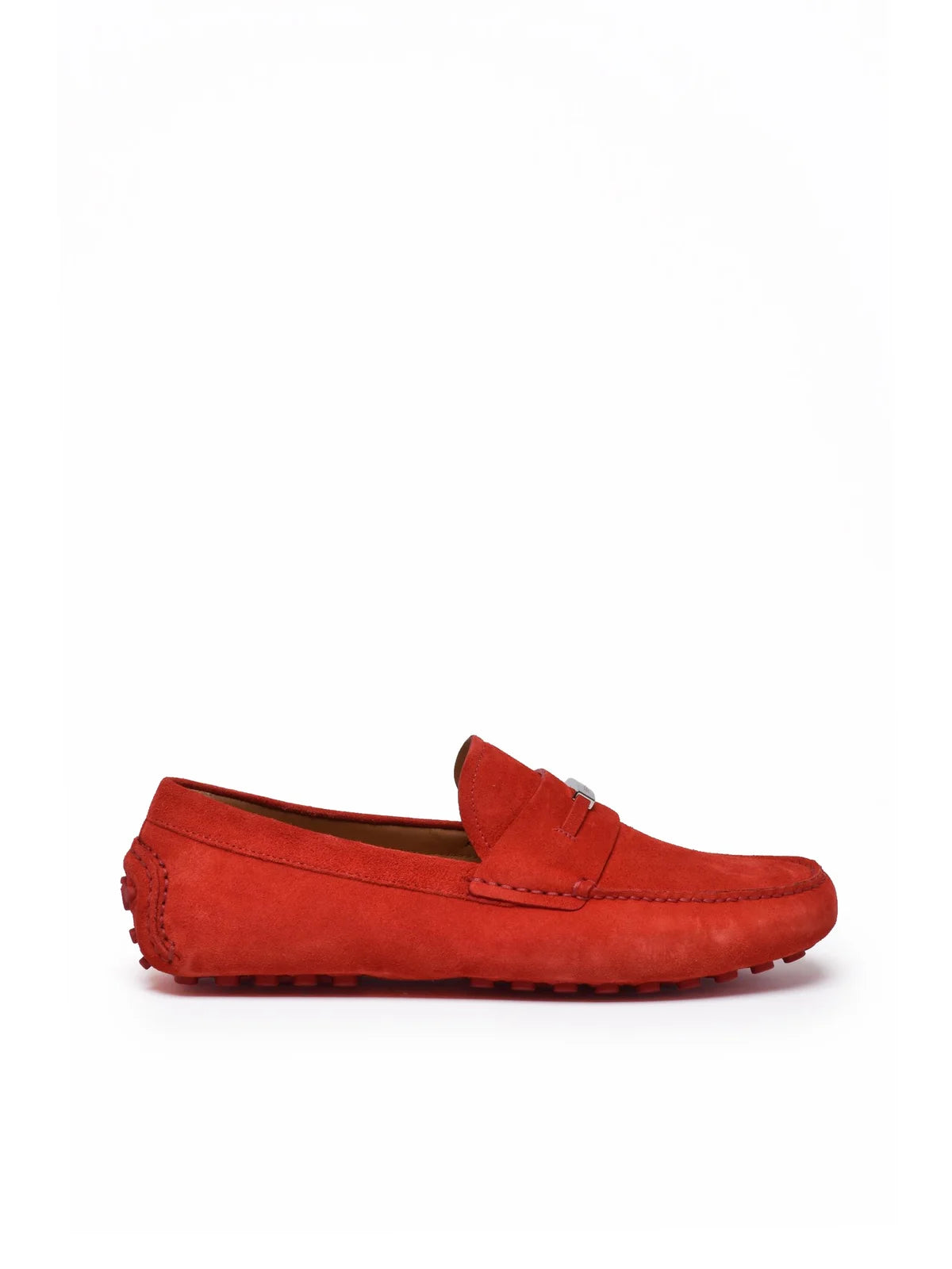 Red 'Grenoble' Leather Loafers