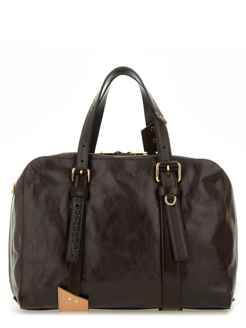 Structured Leather Handbag