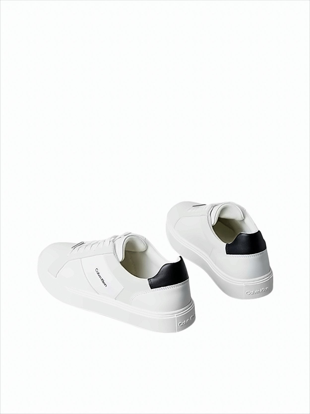 Smooth Leather Low-Top Sneakers With Padded Collar
