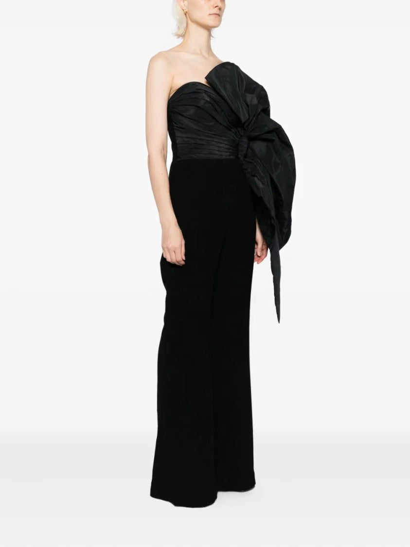 Jumpsuit With Voluminous Taffeta Bow