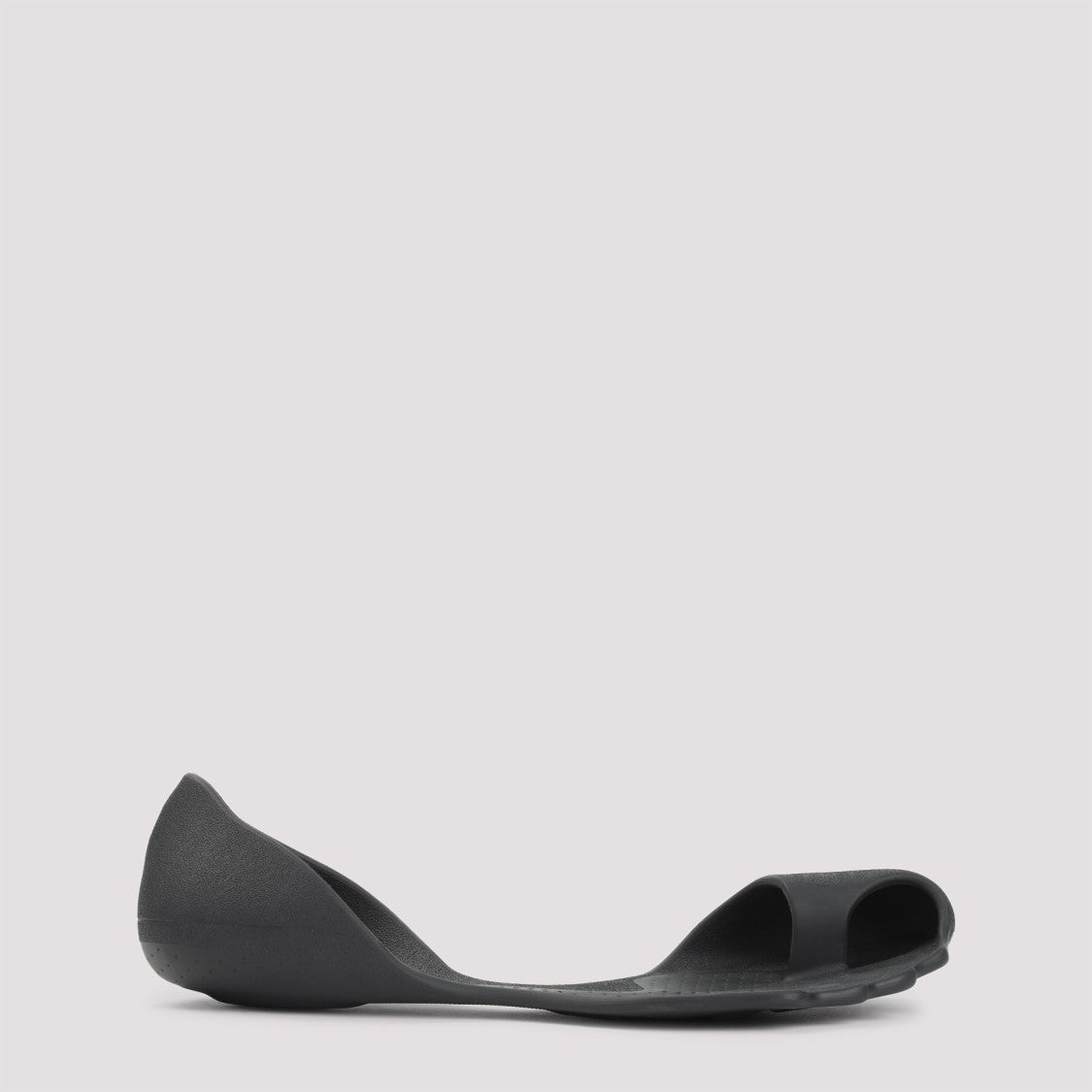 Open-Toe Black Eva Sneakers With Streamlined Silhouette
