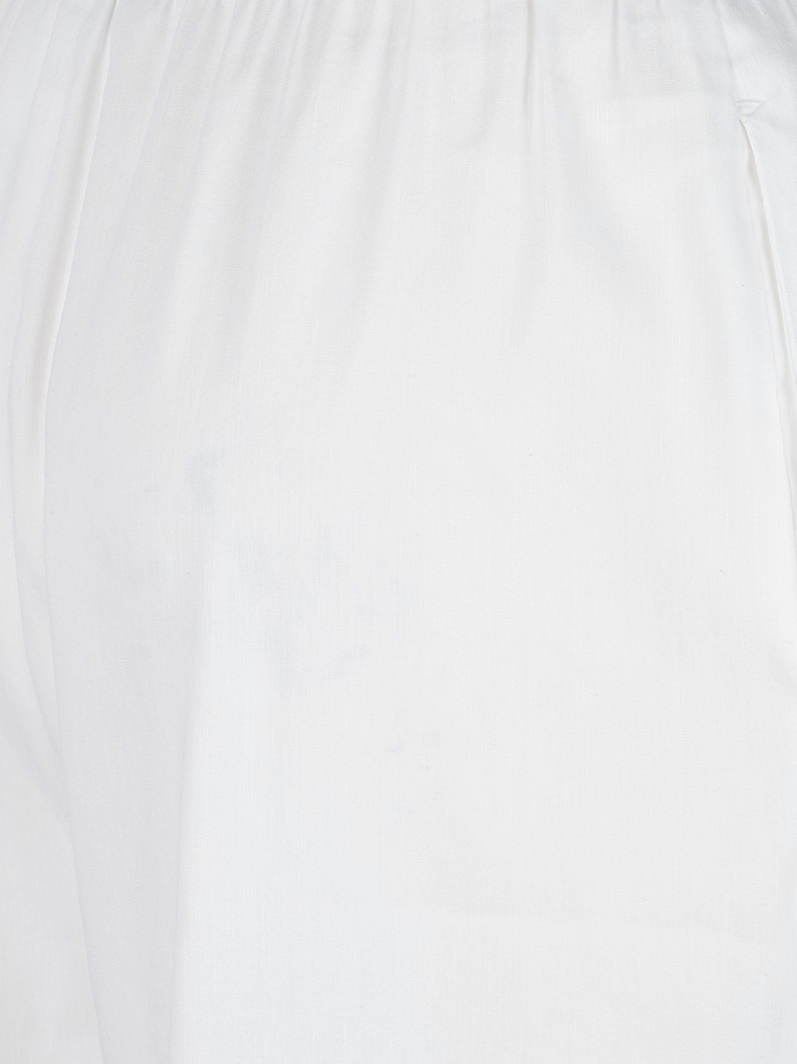 Loose-Fitting Straight-Leg Pants with Elastic Waistband
