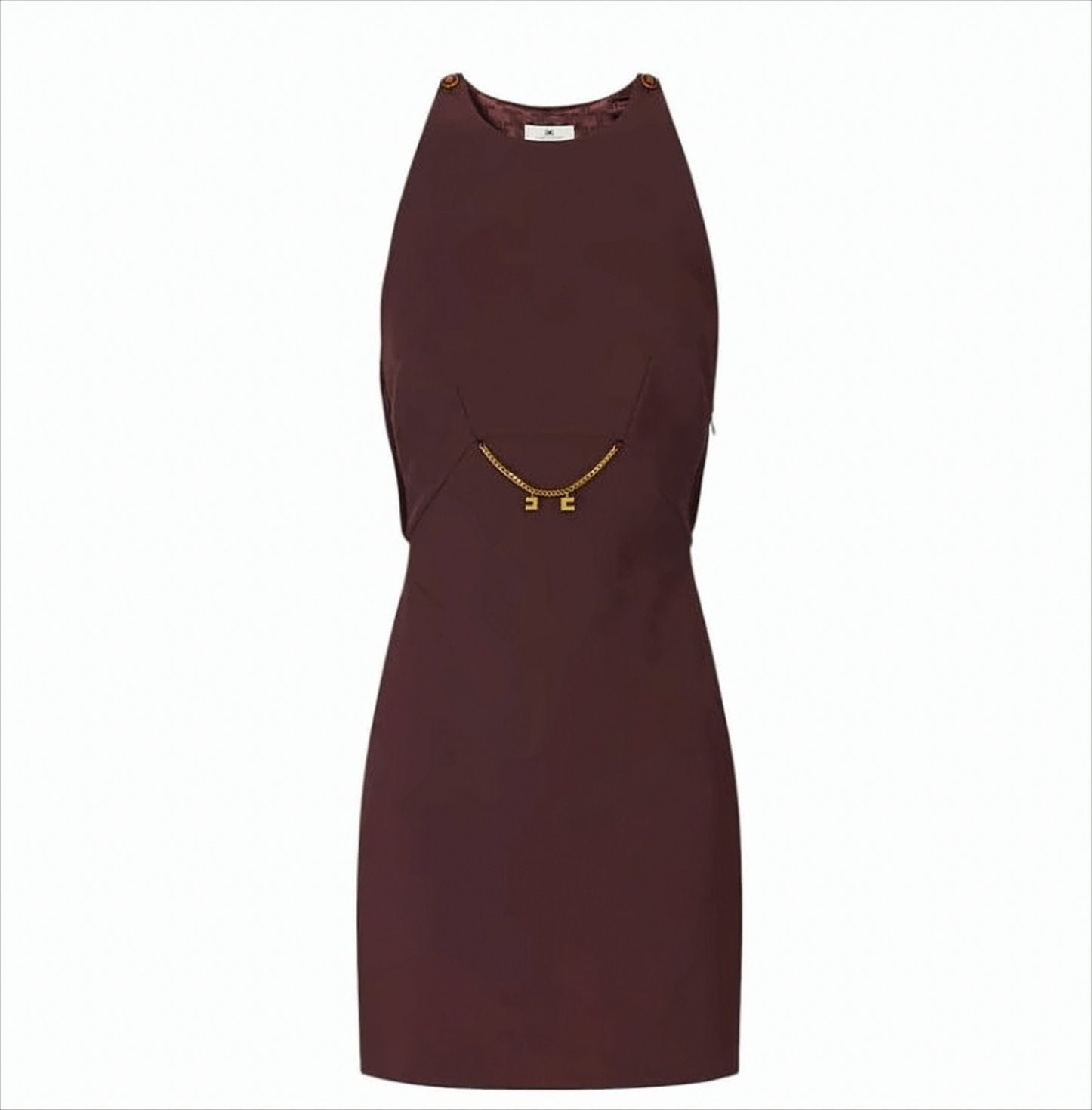 Double Crêpe Dress With Georgette Back