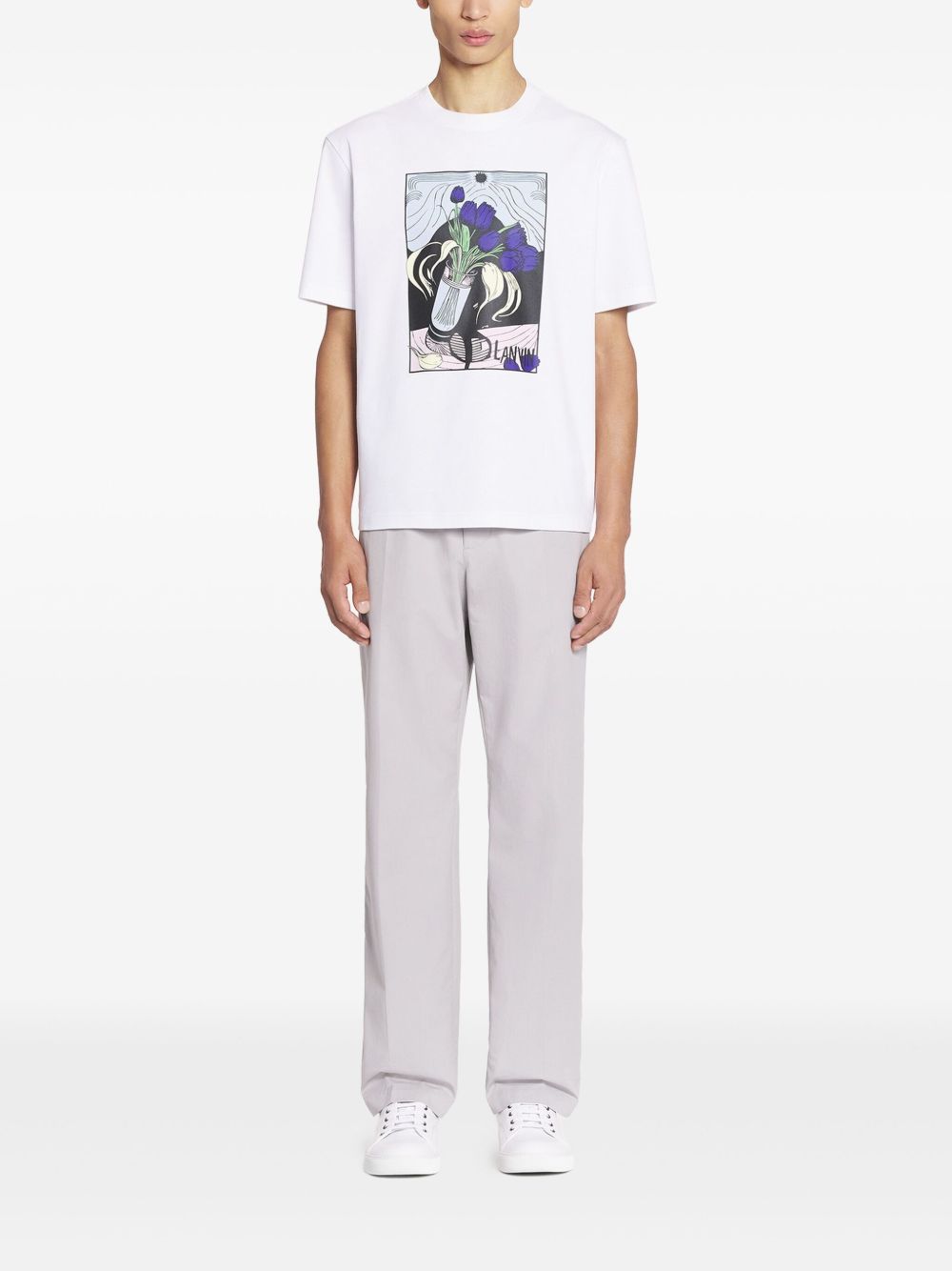 Crew Neck Graphic T-Shirt
