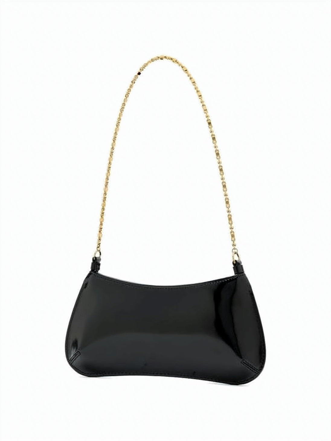 Compact Shoulder Bag in Smooth Leather