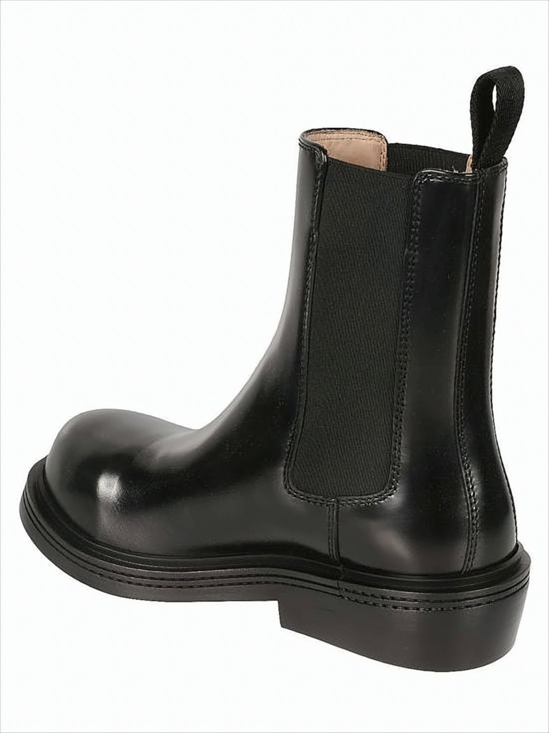 Smooth Leather Ankle Boot
