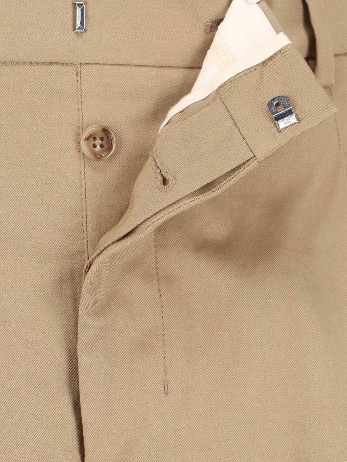 Cotton Bermuda Shorts – Beige