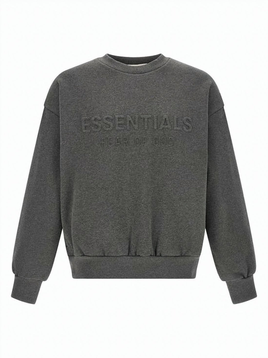 Long-Sleeve Sweatshirt with Embossed Detailing