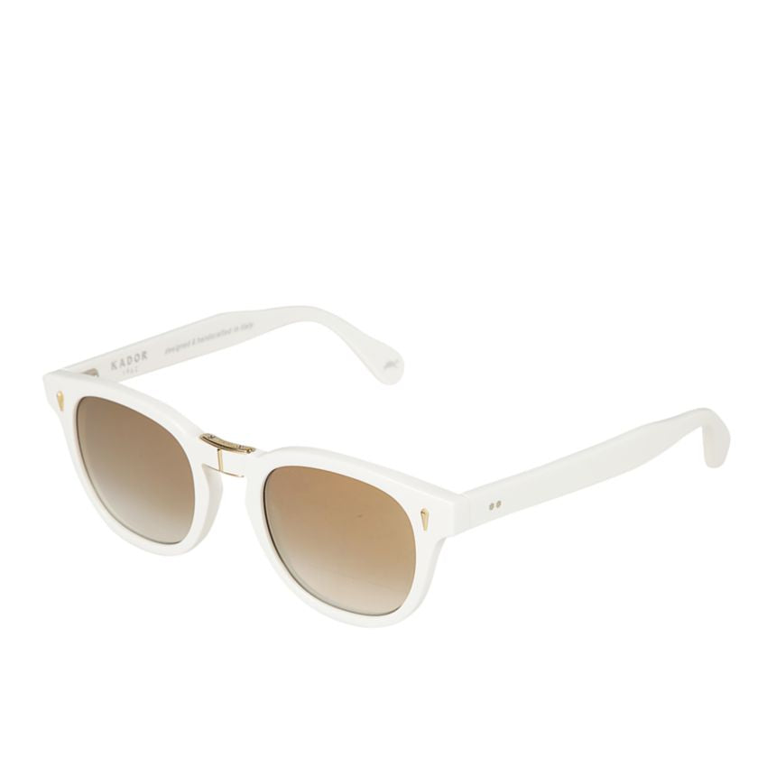 Woody Flag Gradient Brown Lens Square Frame Kador Sunglasses