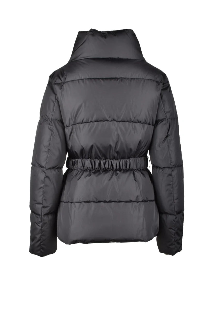 Snap Button Down Jacket - Black