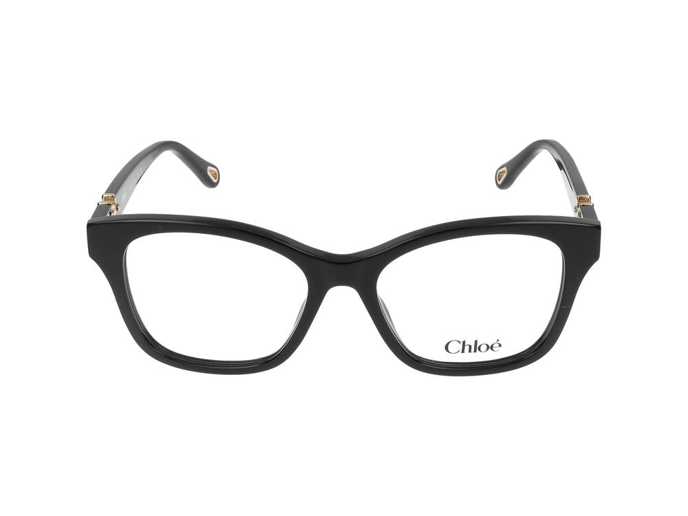 Eyeglasses Chloé CH0334O 006 black black transpare 52/17/140