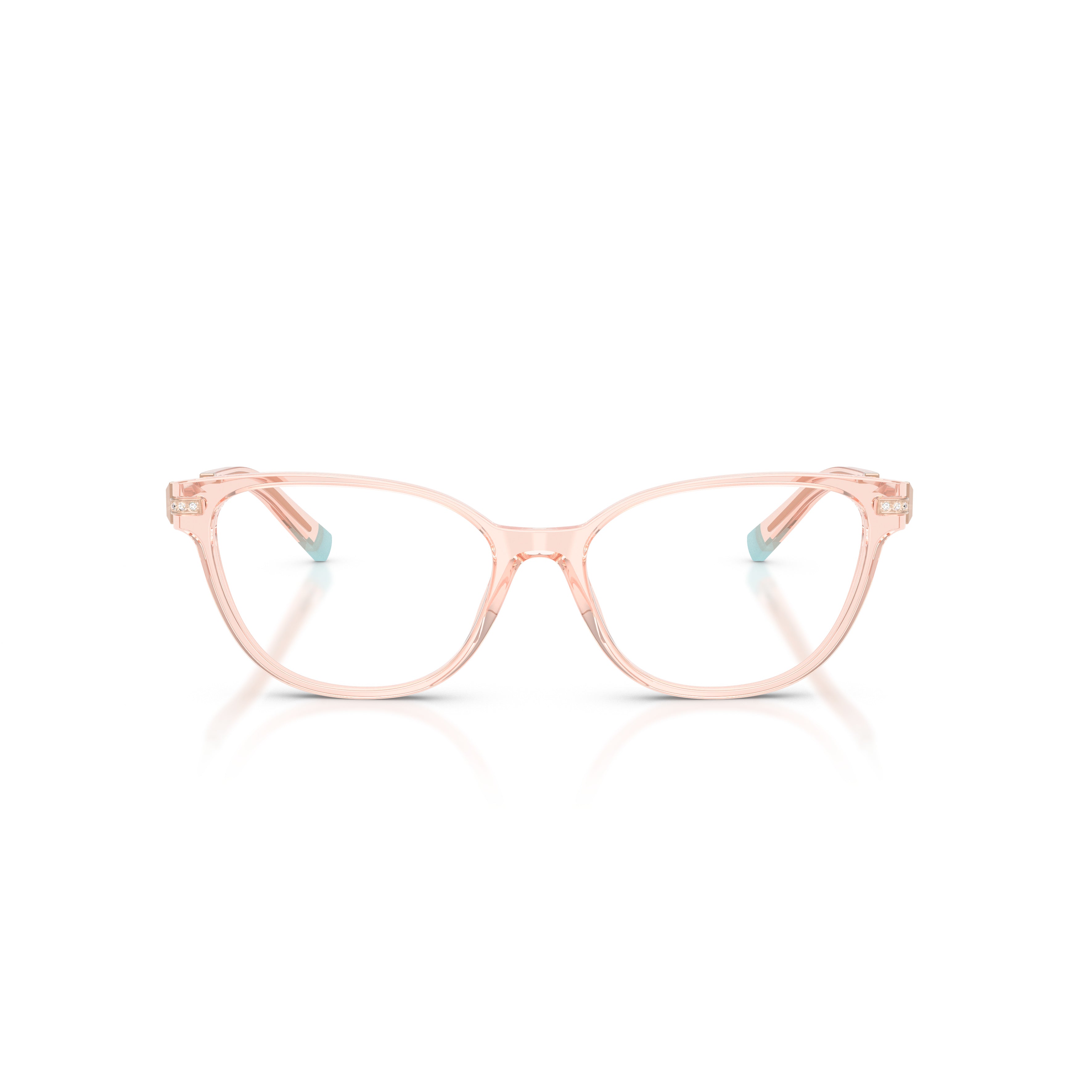 0tf2223b Translucent Light Pink Cat-Eye Eyeglasses