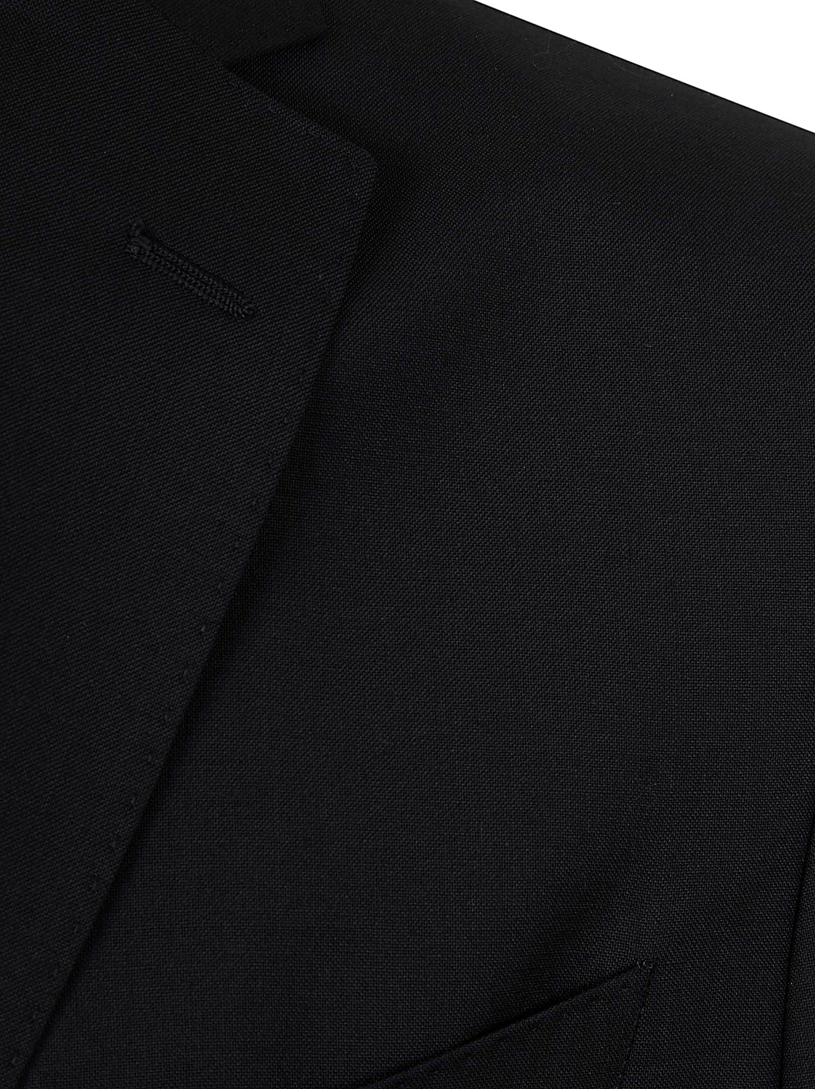 Textured Pure Virgin Wool Single-Breasted Suit