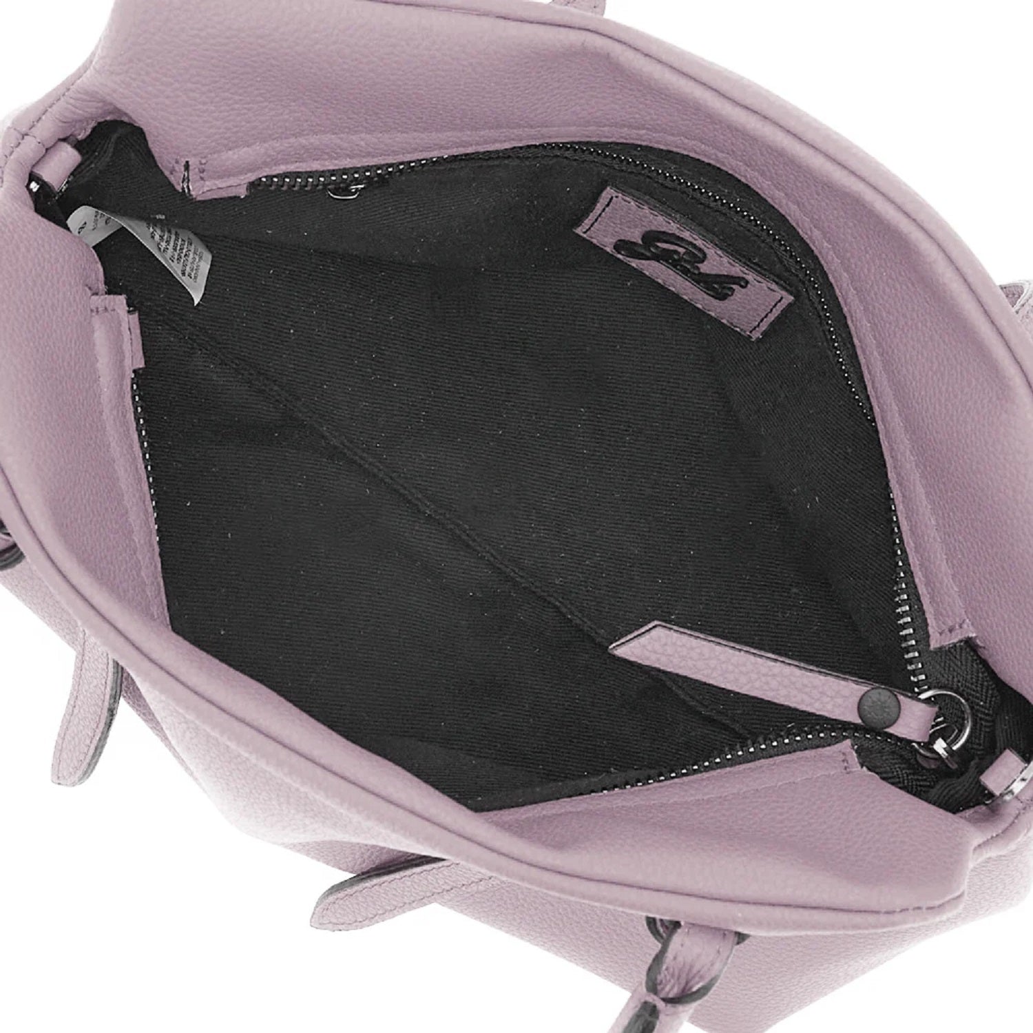 Hammered Calfskin Lilac Shoulder Bag