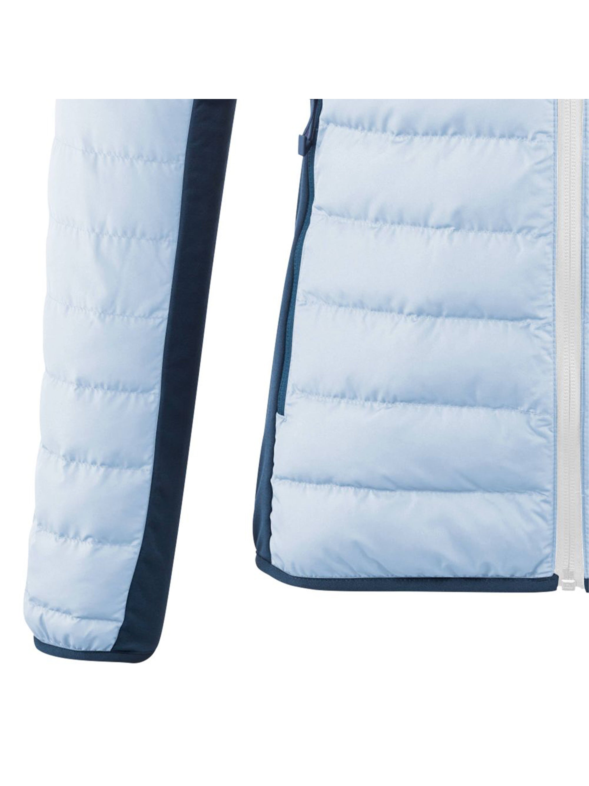 Deep Blue Fitz Roy Warm Quilted Hoodie