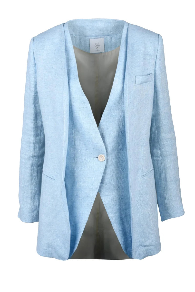Rounded Blue Jacket