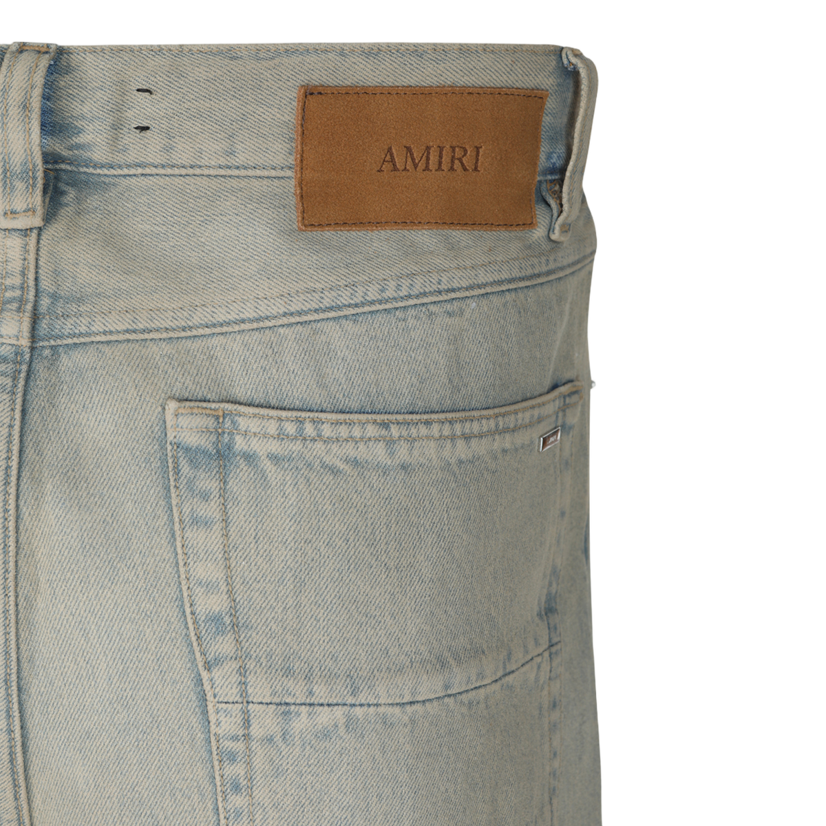 Light Washed Relaxed Straight-Leg Denim Jeans