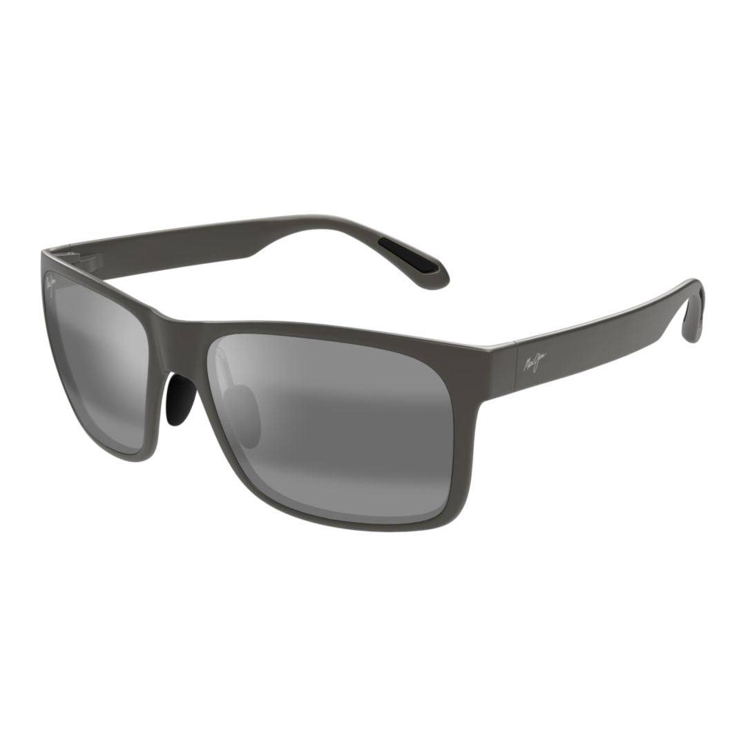 Red Sands Rectangular Frame Sunglasses with Matte Finish