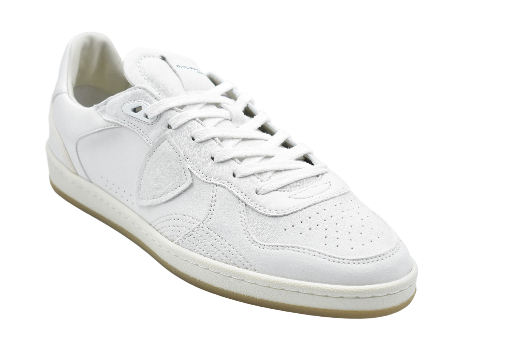 Low-Top Sneakers with Embossed Logo