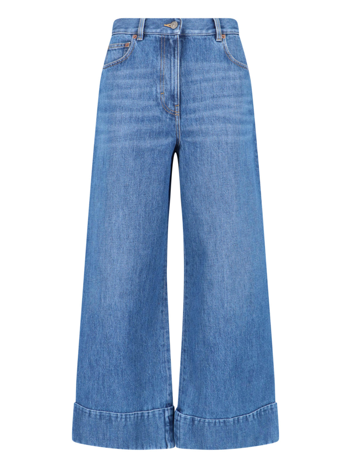 Straight-Leg Jeans With Classic Mid-Rise Fit