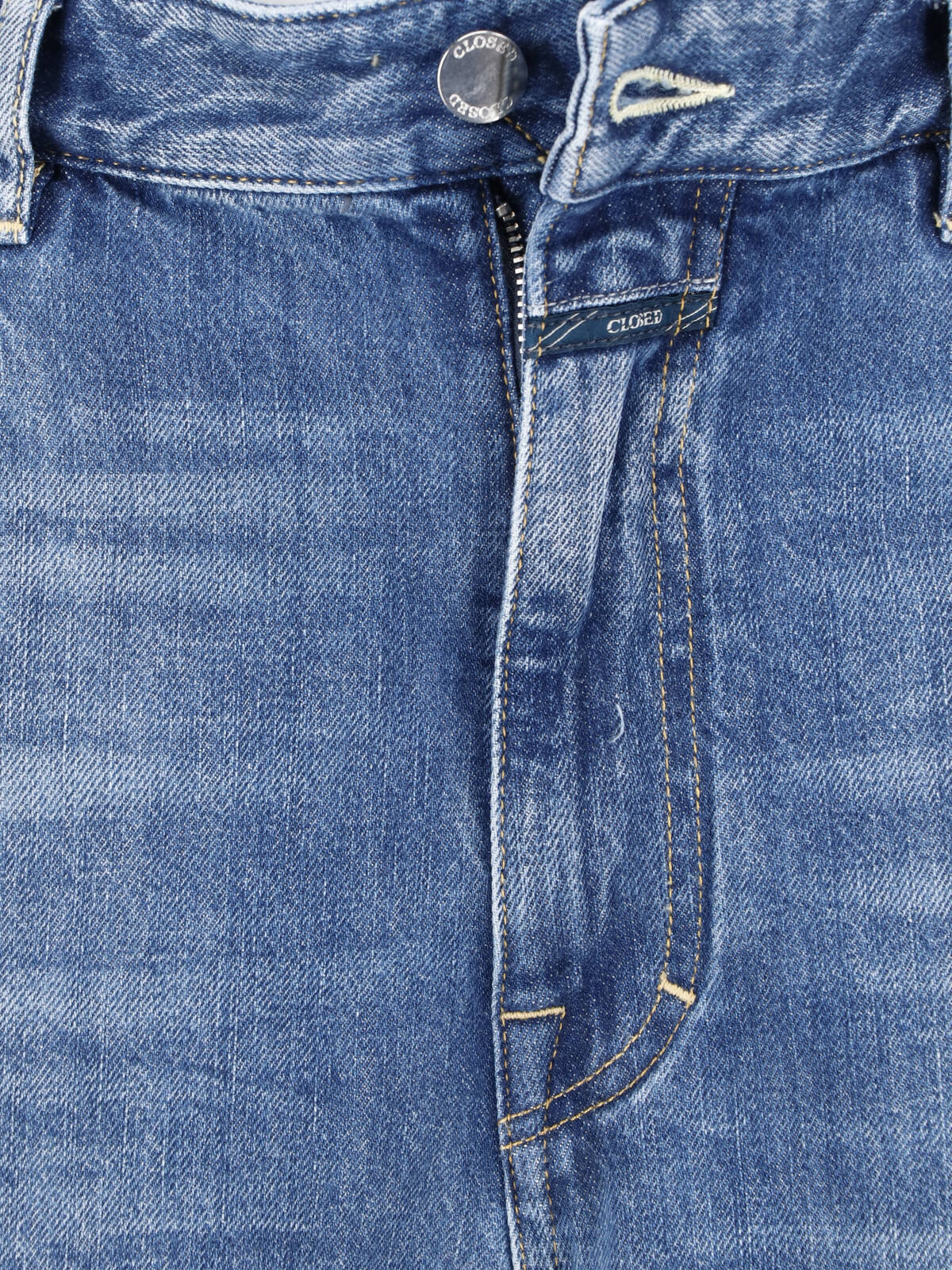 Blue Springdale Straight-Leg Denim Jeans