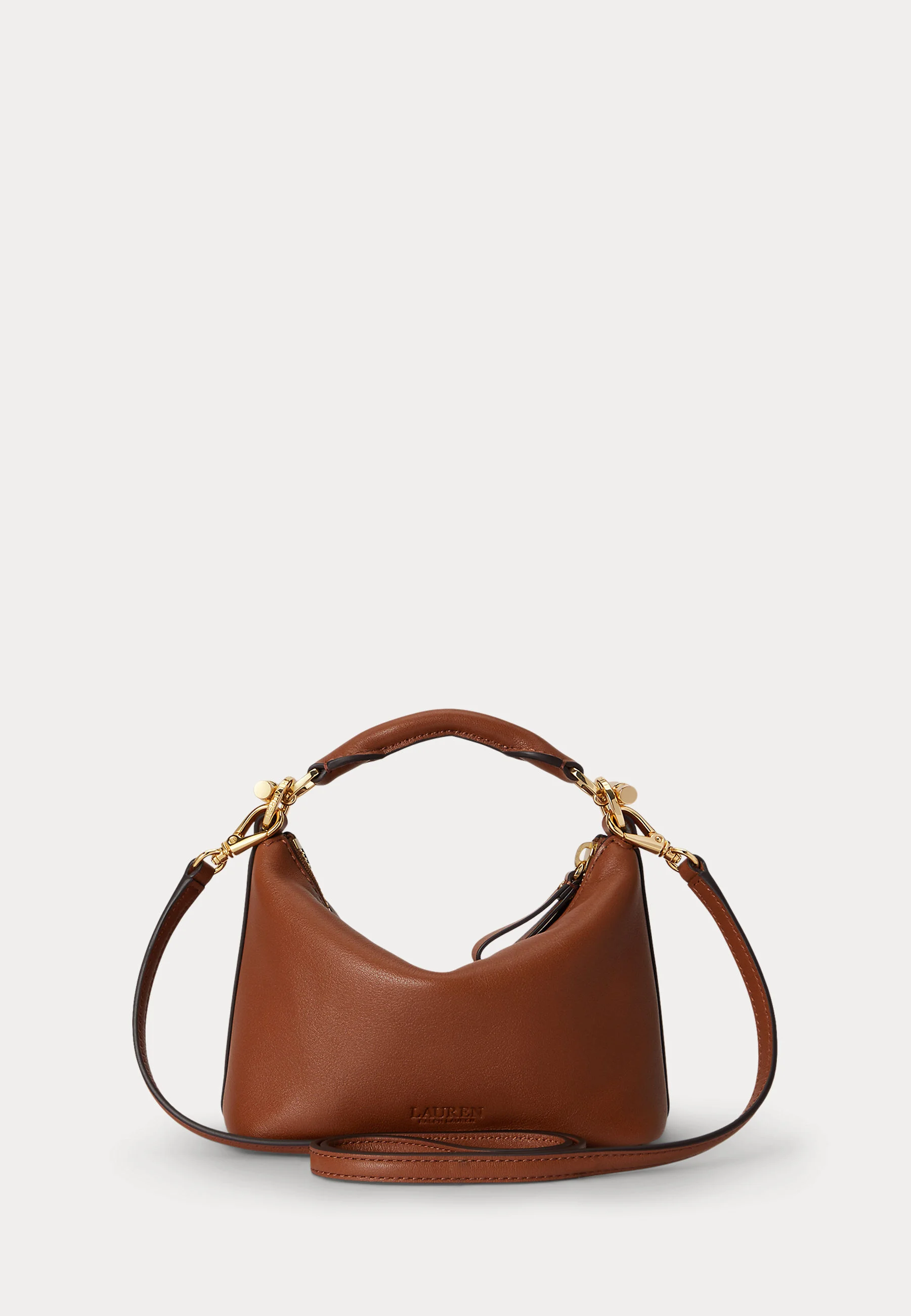 Structured Handbag in Rich Brown Leather
