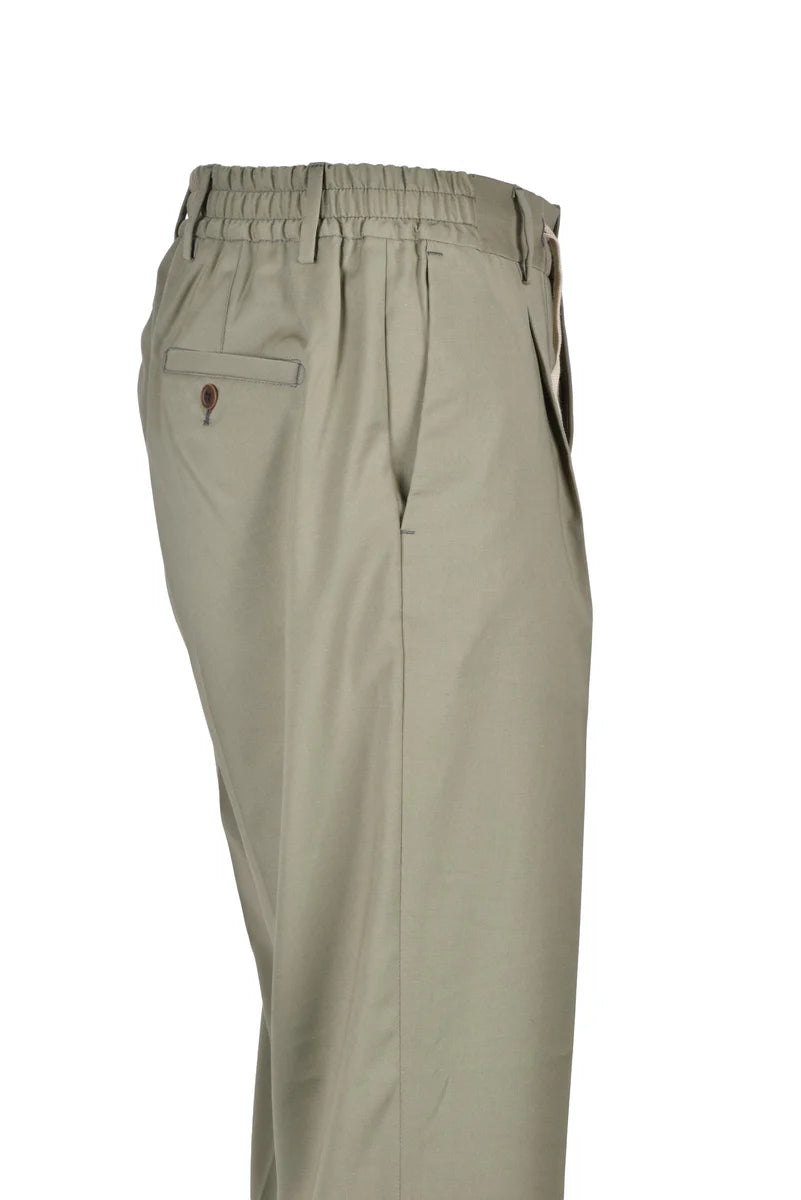 Stretch Trousers - Sage Green