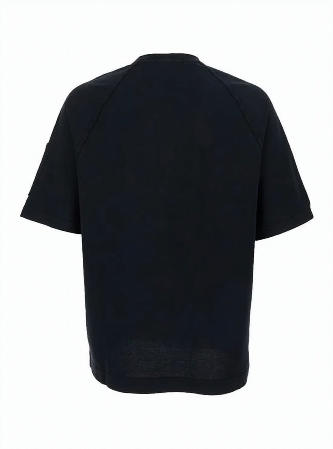 Boxy-Cut Cotton T-Shirt with Distinctive Lens Pocket