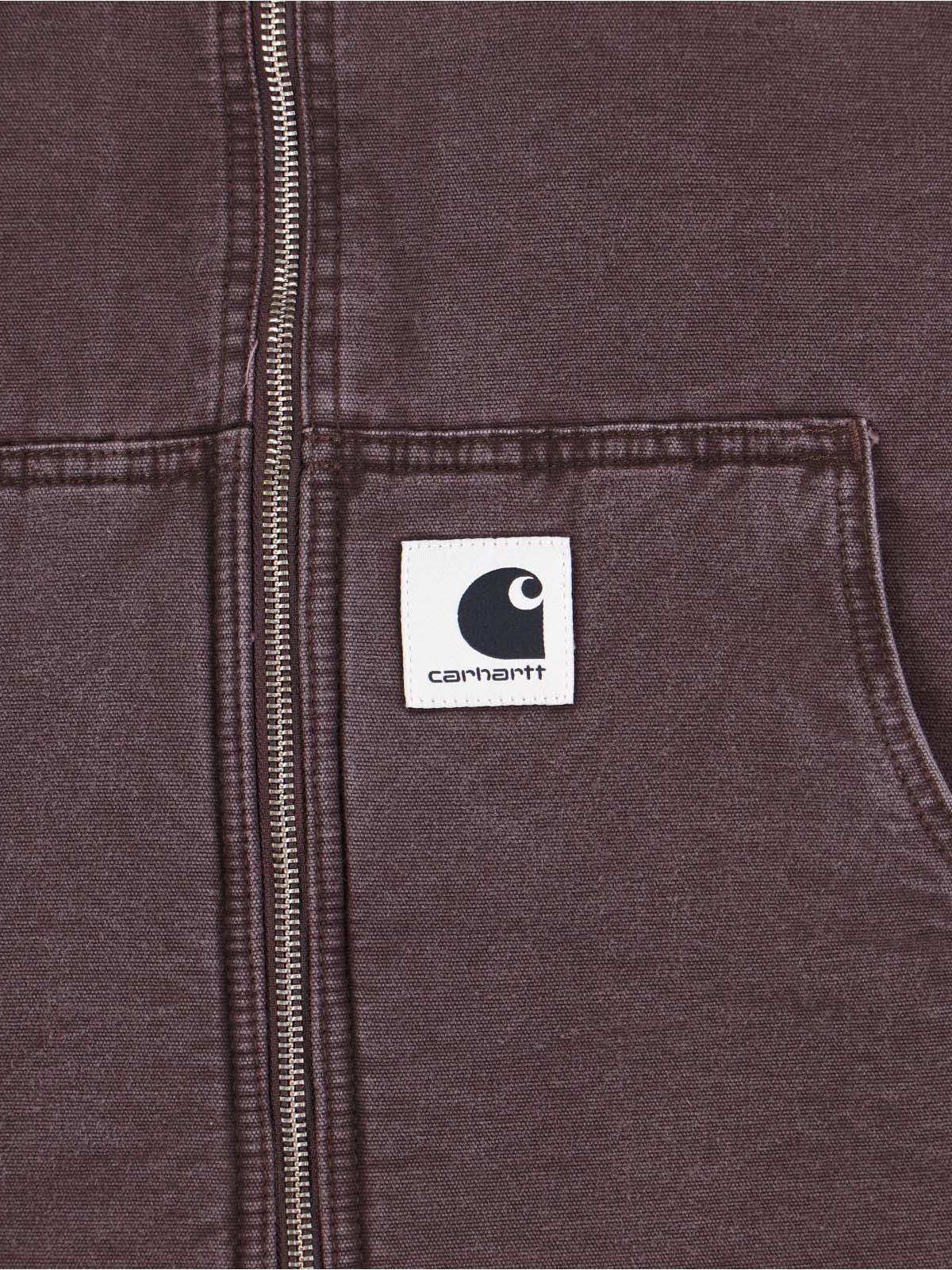 Purple Mitch Double-Zip Lambskin Lining Jacket