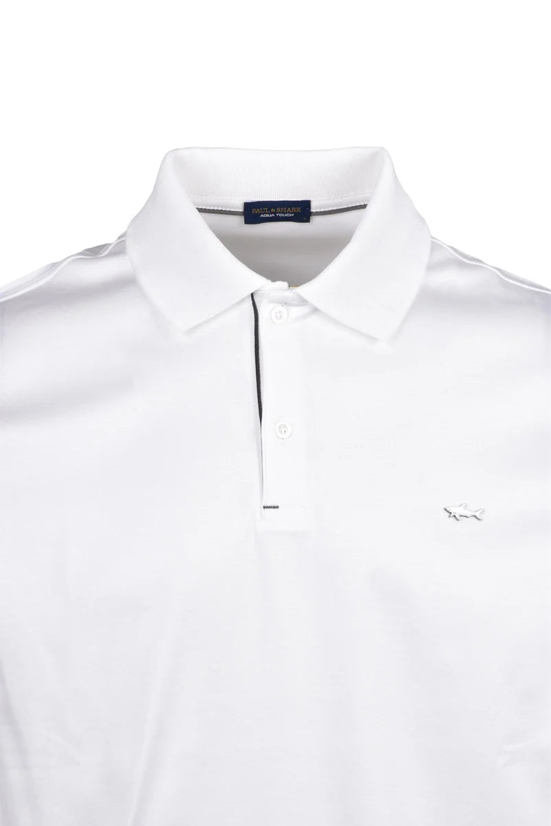 Cotton Polo - White