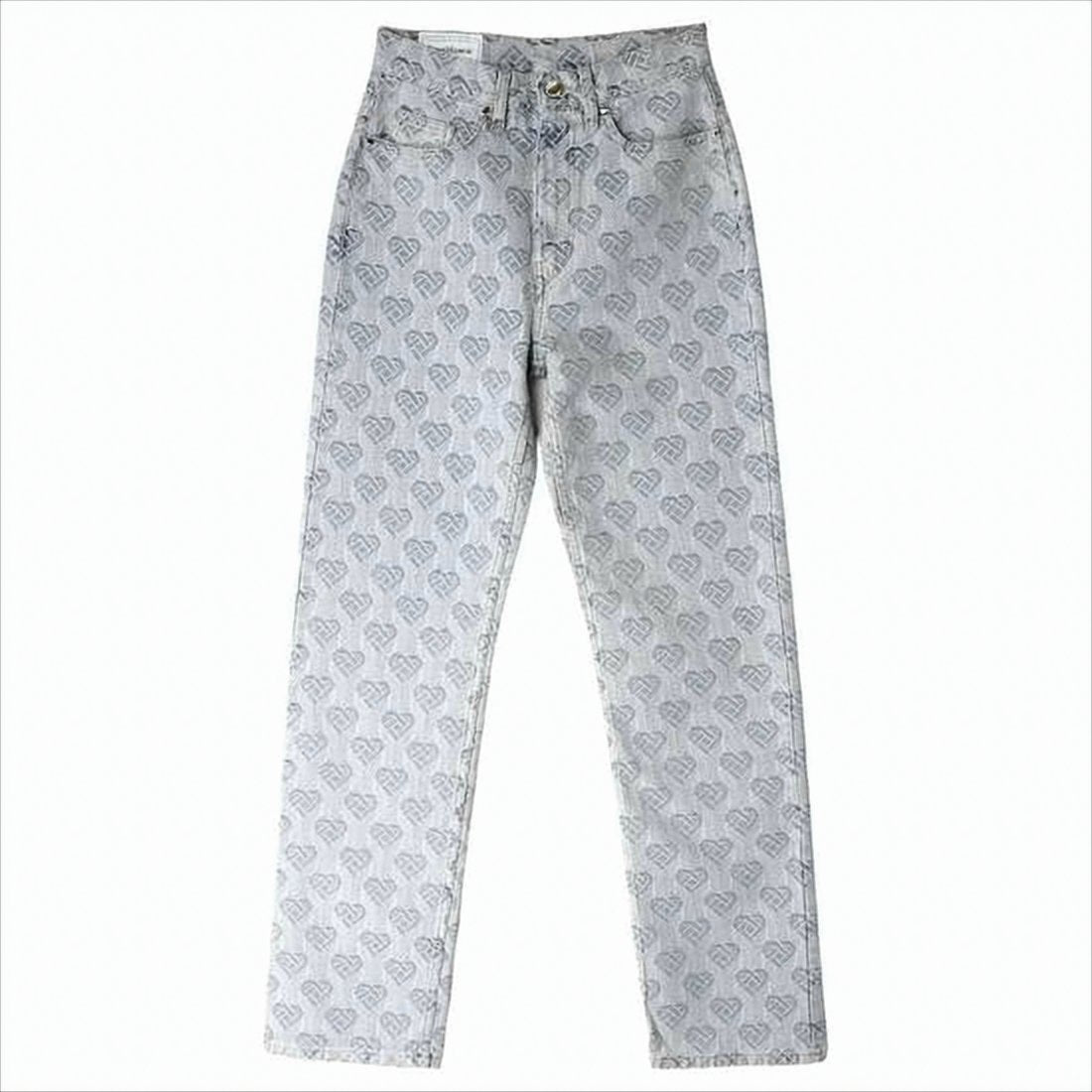 Straight-Leg Denim Pants