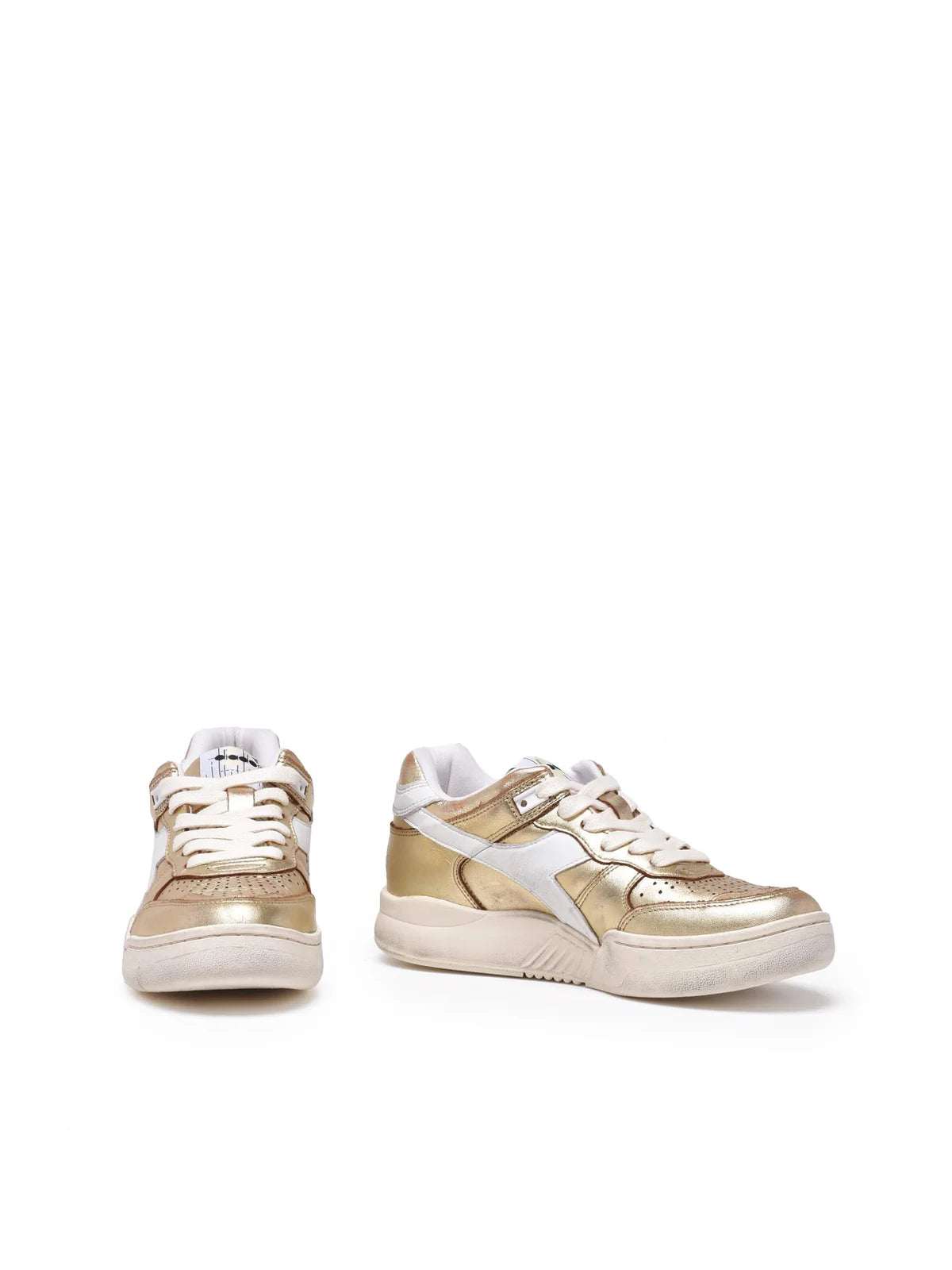 Gold Leather B.560 Sneakers