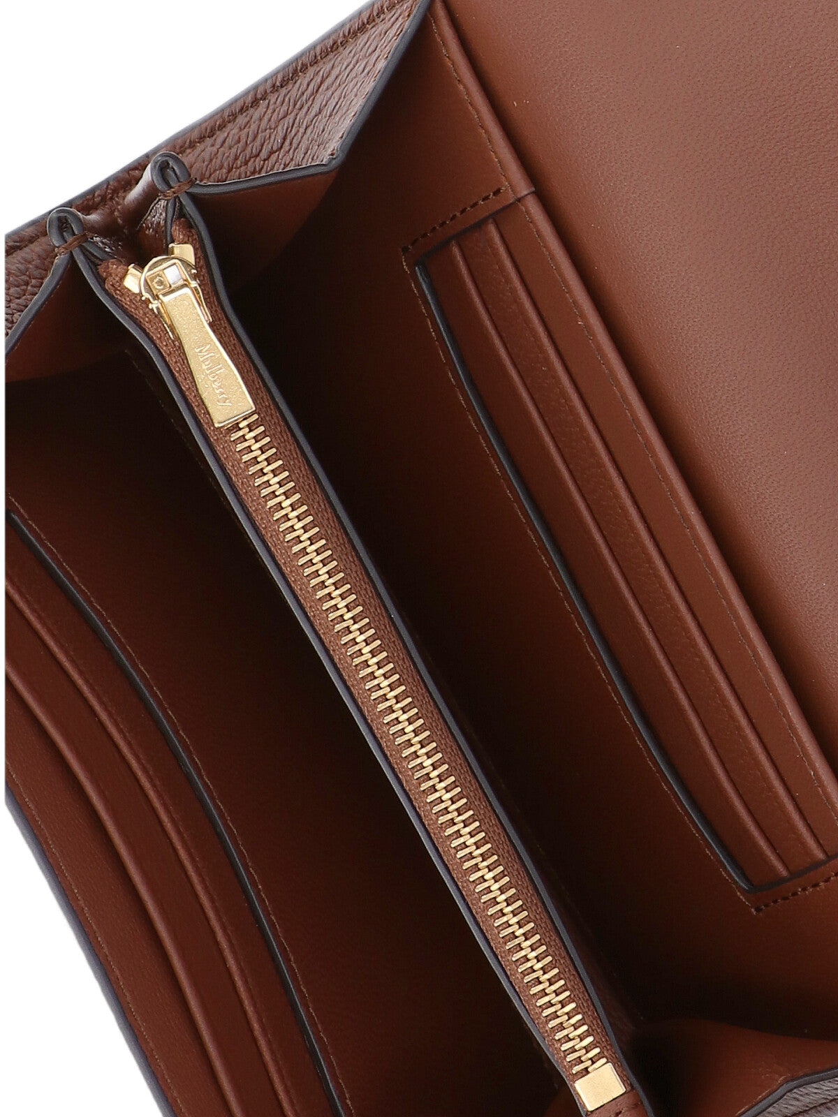 Darley Medium Wallet In Brown Pebbled Leather