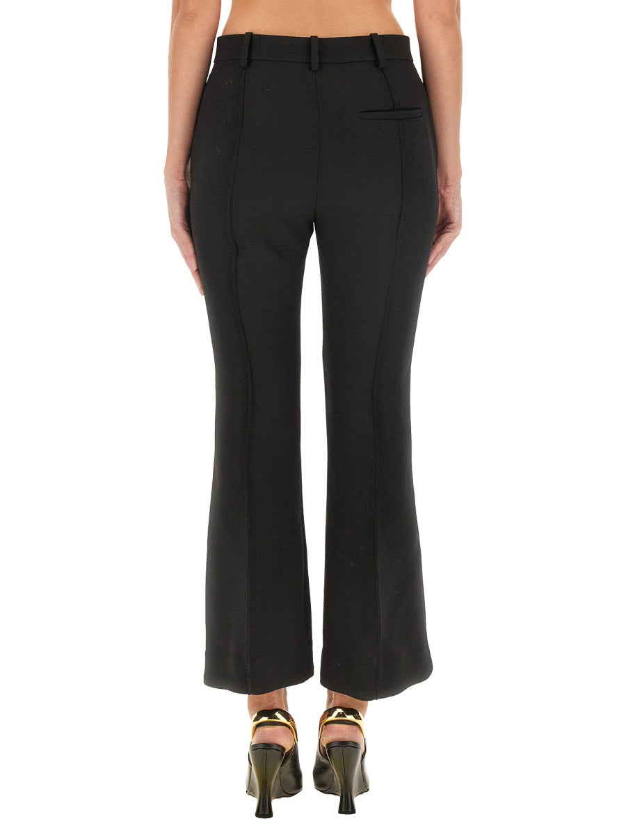 Regular Fit Wool Trousers with Tailored Silhouette