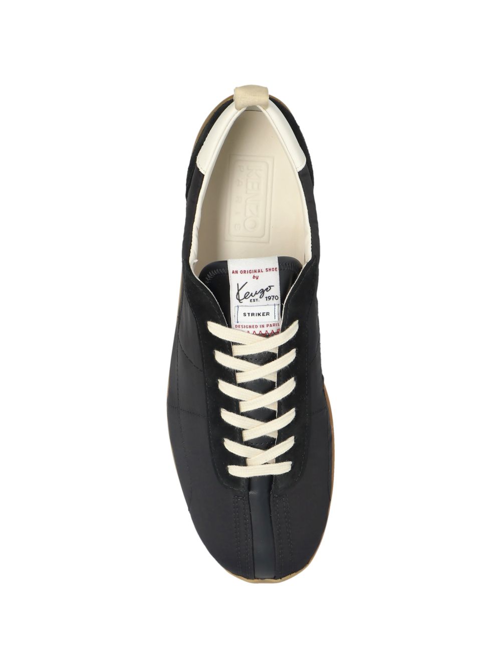 Low-Top Panel Detail Lace-Up Sneakers
