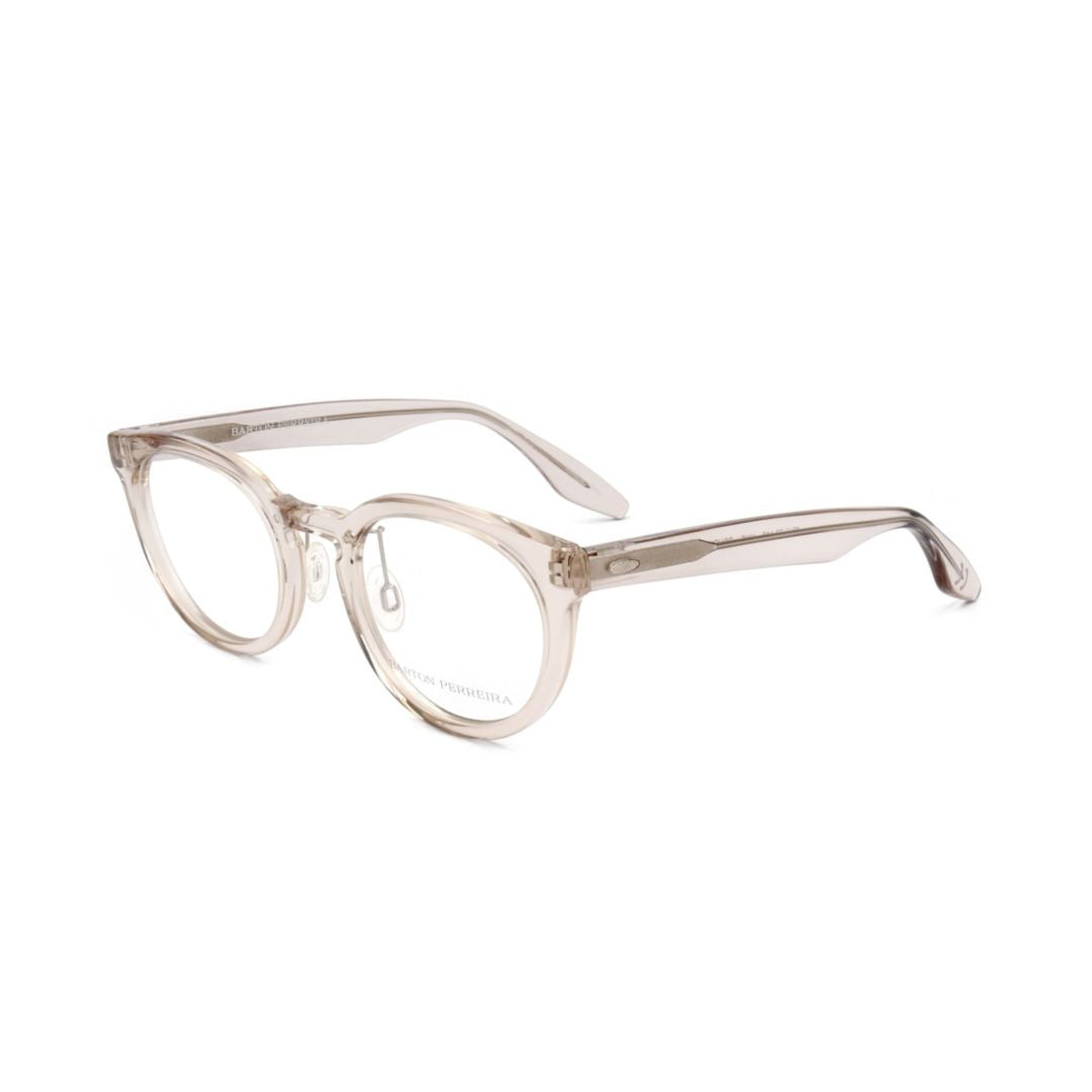Bp5199-F 491cq Translucent Rounded Frame Eyeglasses with Keyhole Bridge