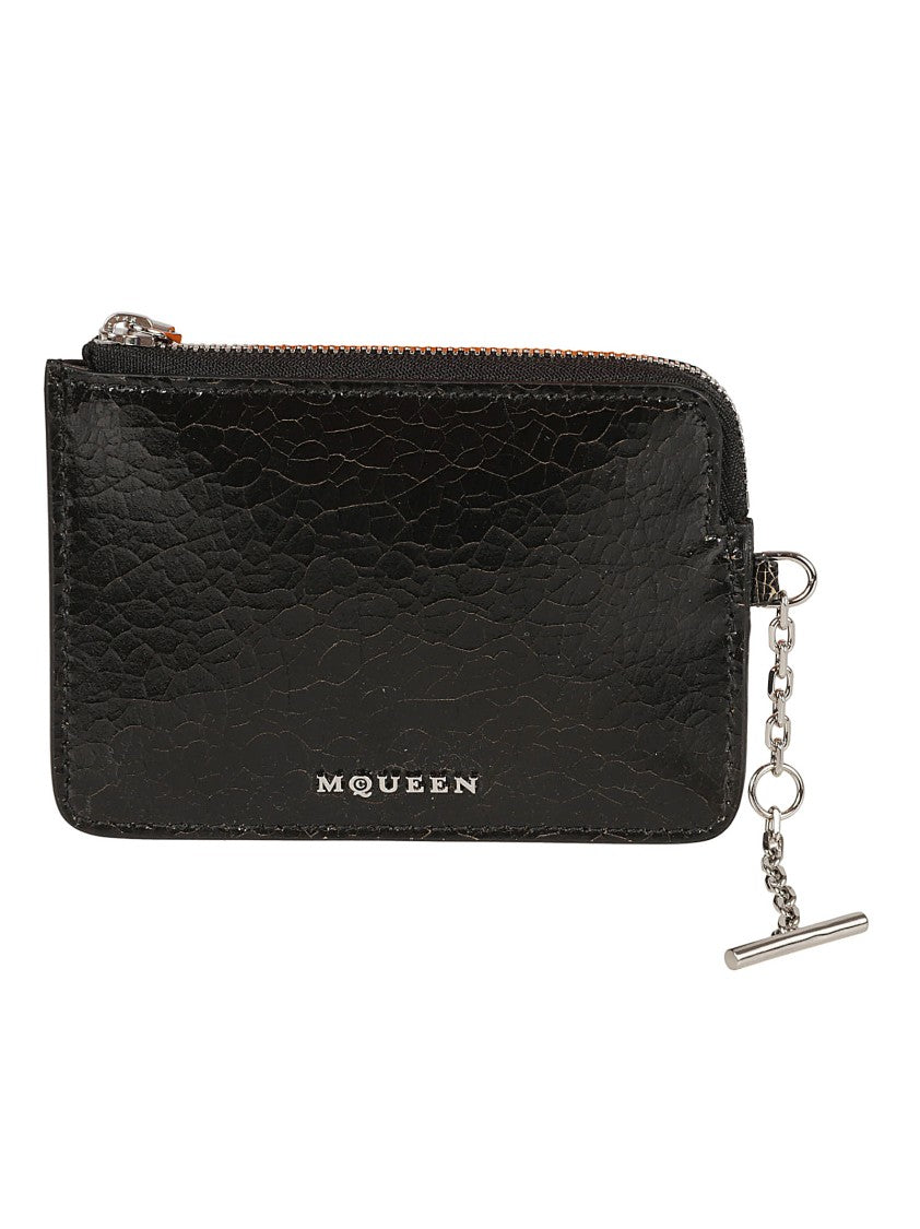 Cracked Leather Finish Wallet